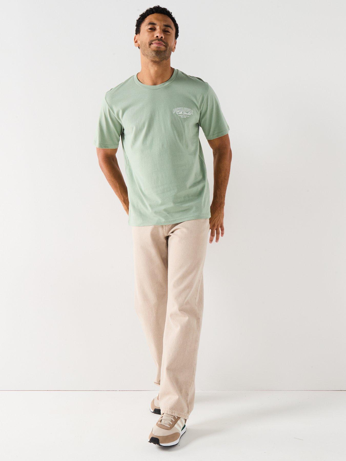 Image 3 of 5 of Jack & Jones Graphic Short Sleeve T-Shirt - Light Green