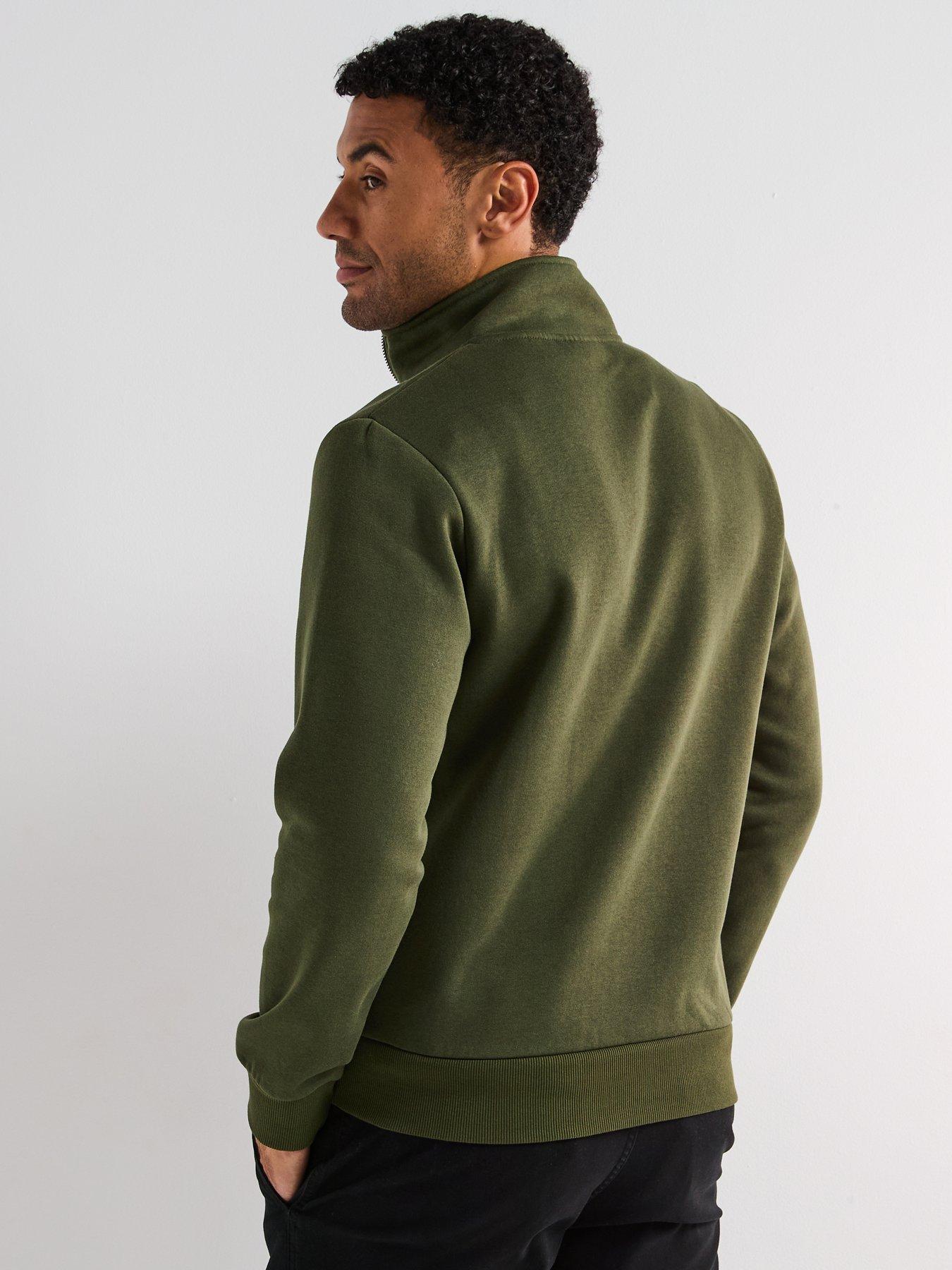 Image 2 of 6 of Jack & Jones Makato 1/2 Zip Sweat - Khaki
