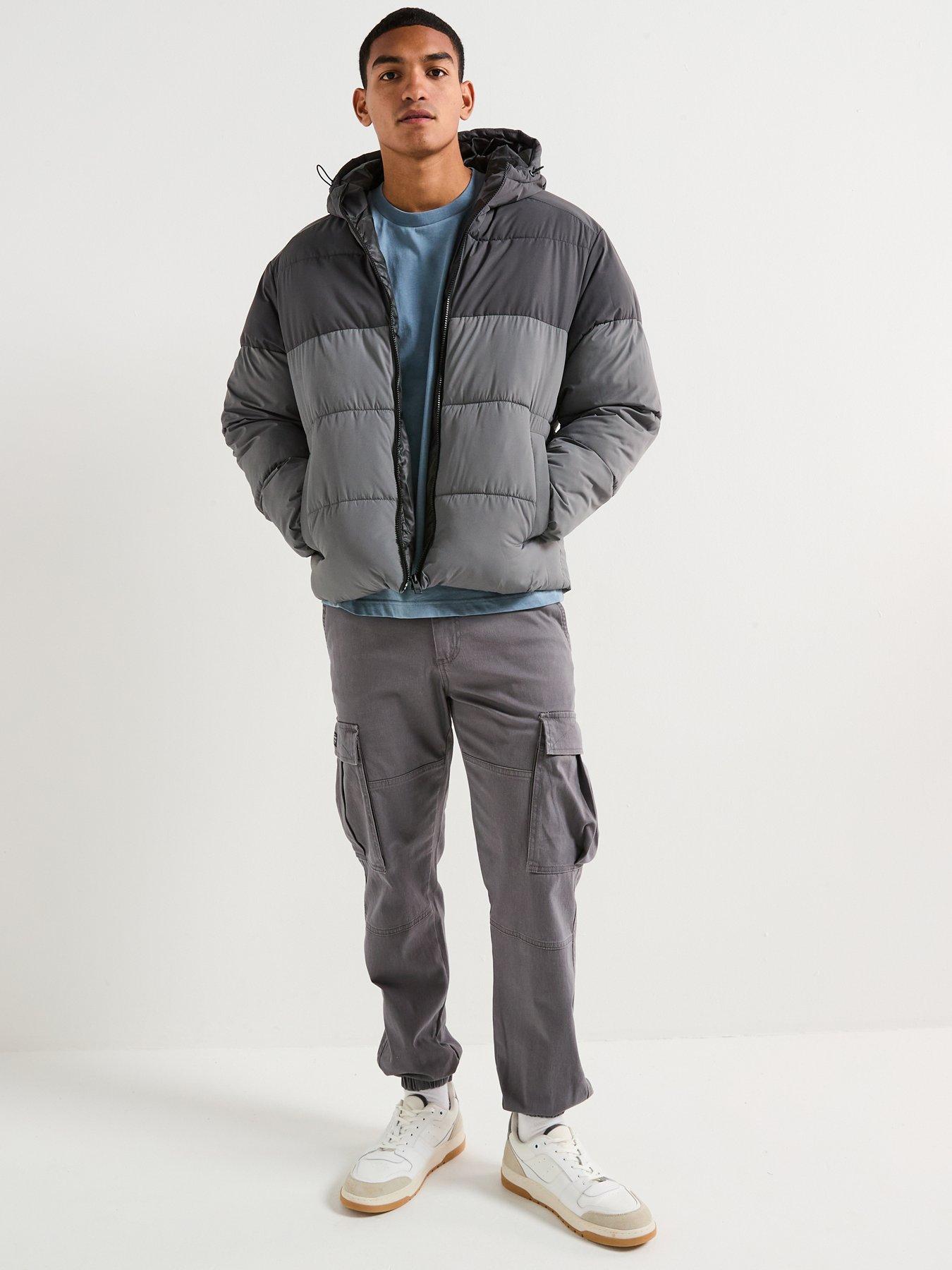 Image 3 of 5 of Jack & Jones Kane Jonnie Cuffed Cargo Pants - Dark Grey