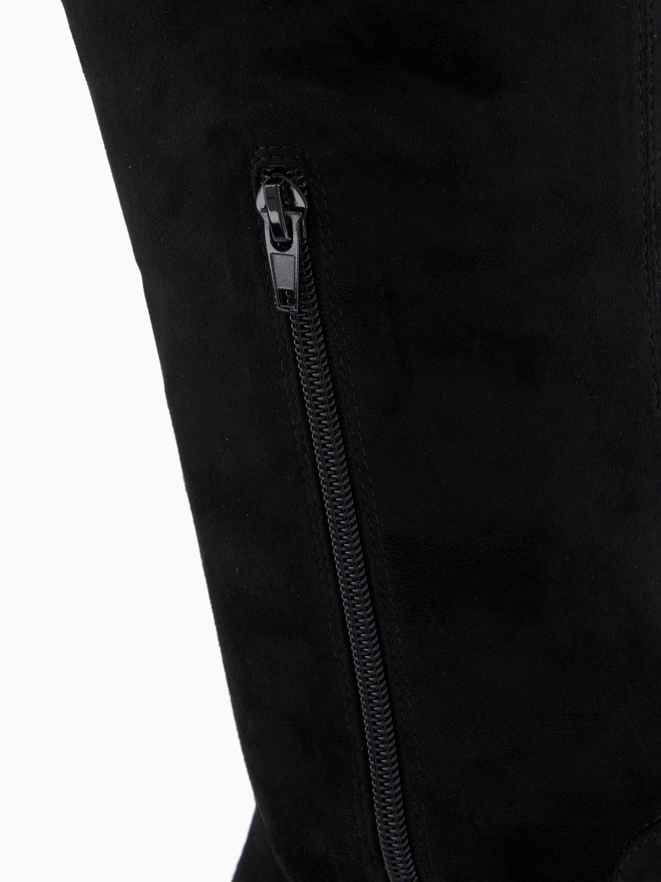 Image 6 of 6 of The Very Collection Over Knee Boot - Black