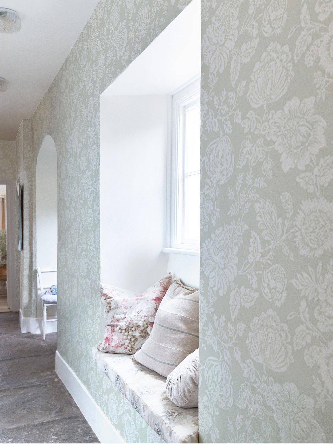 undefined Rachel Ashwell® Stipple Wallpaper - Sage