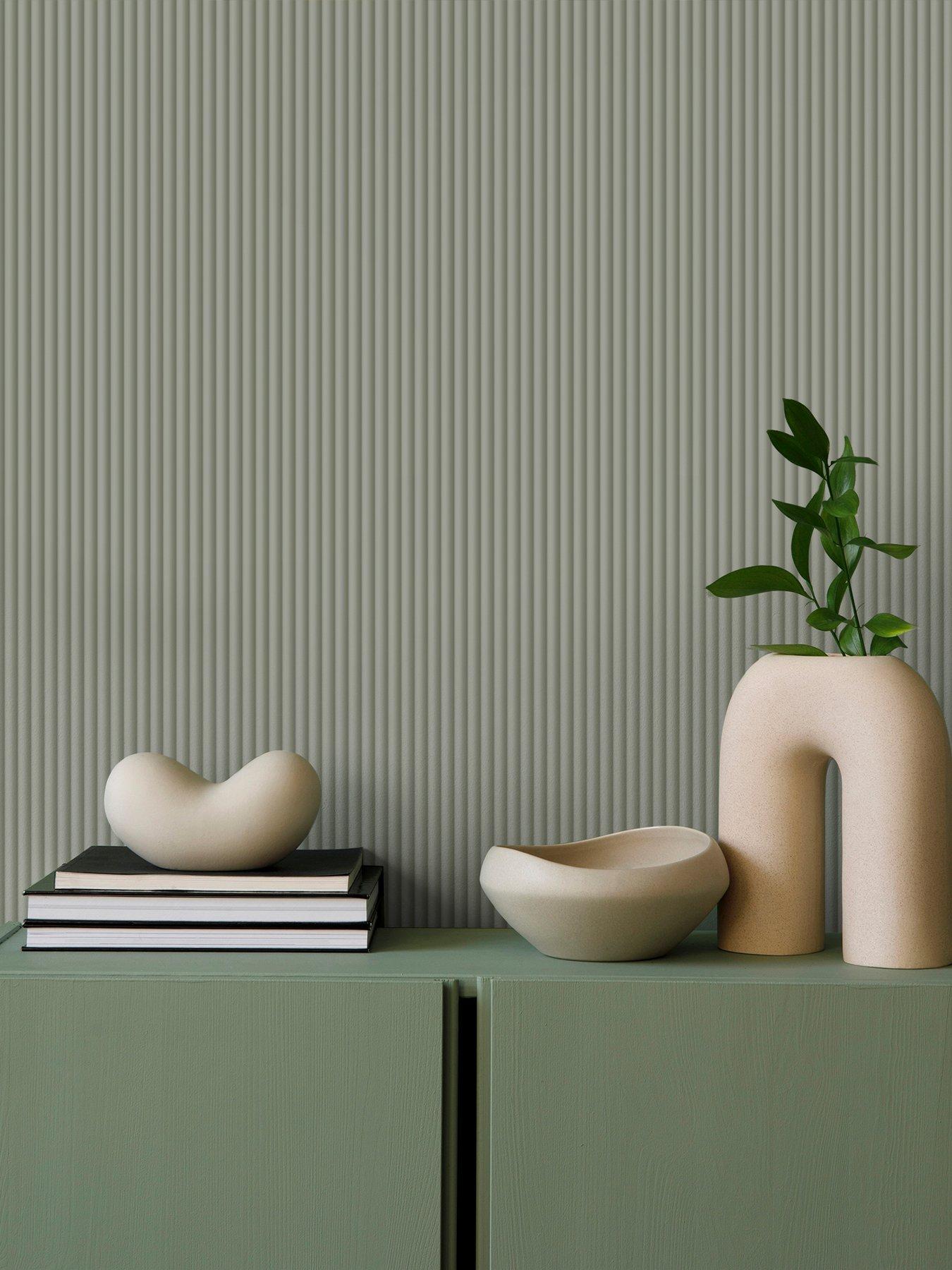 Superfresco Tactile Pinstripe Wallpaper in Sage