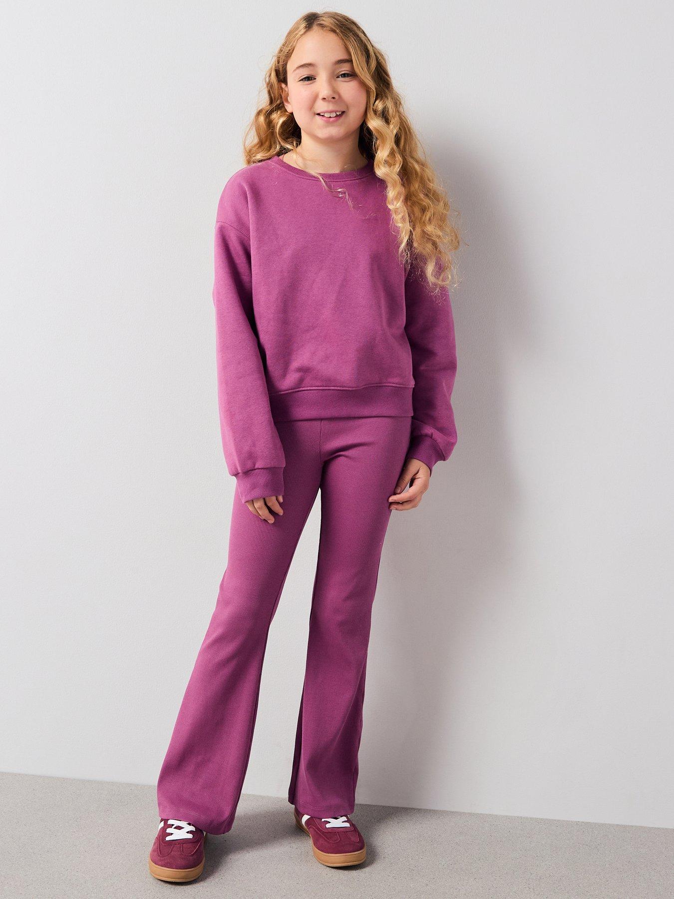 the-very-collection-girls-sweatshirt-with-flare-leggings-rose-pinkstillFront