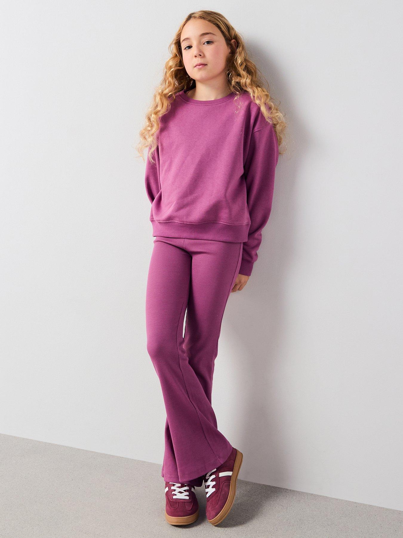 the-very-collection-girls-sweatshirt-with-flare-leggings-rose-pinkback
