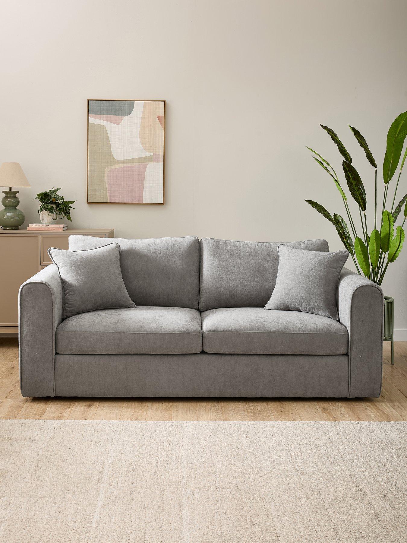 Very Home Nylah 3 Seater Fabric Sofa