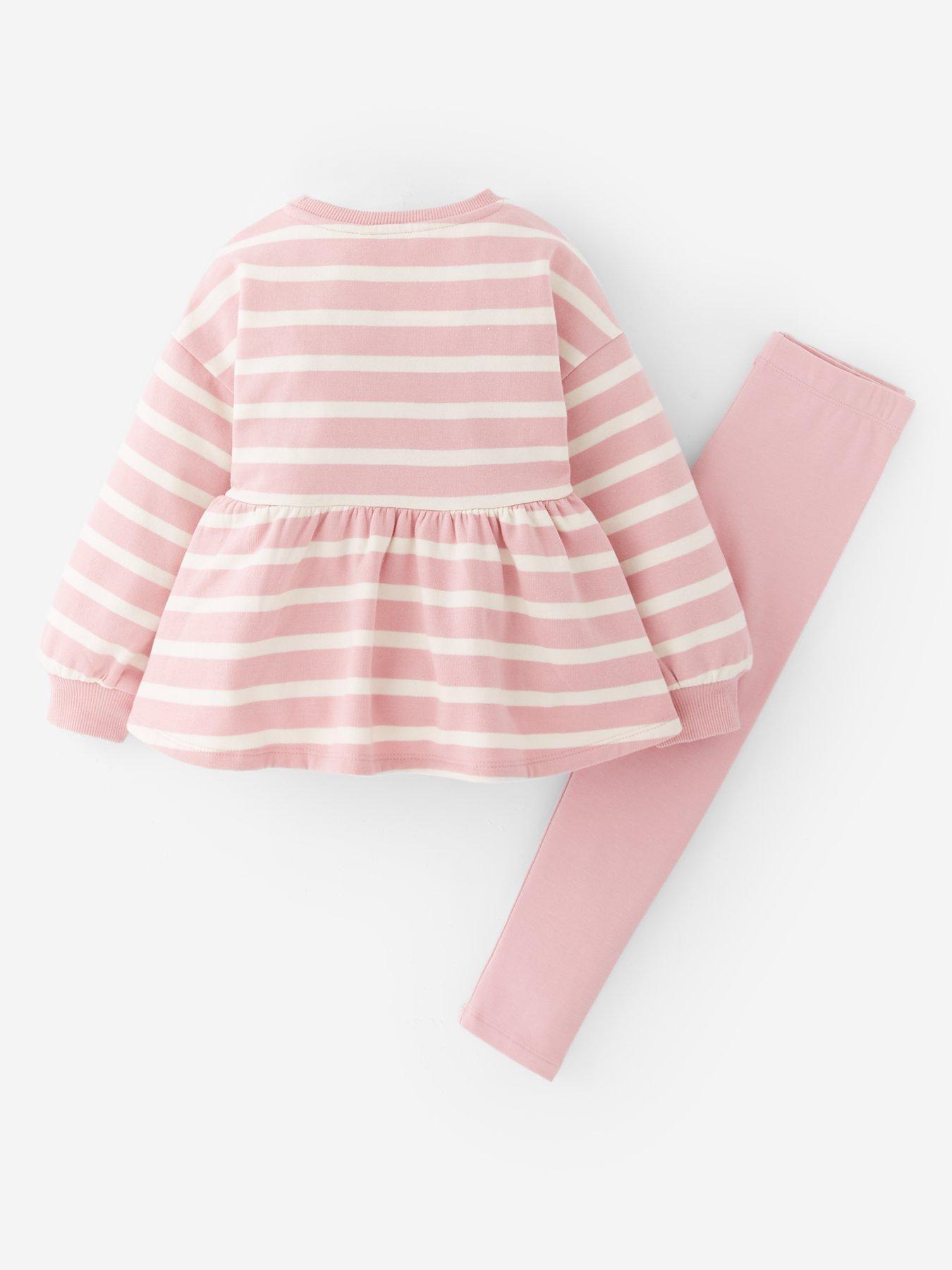 Image 2 of 4 of The Very Collection Girls Leopard Peplum Sweat Set - Print