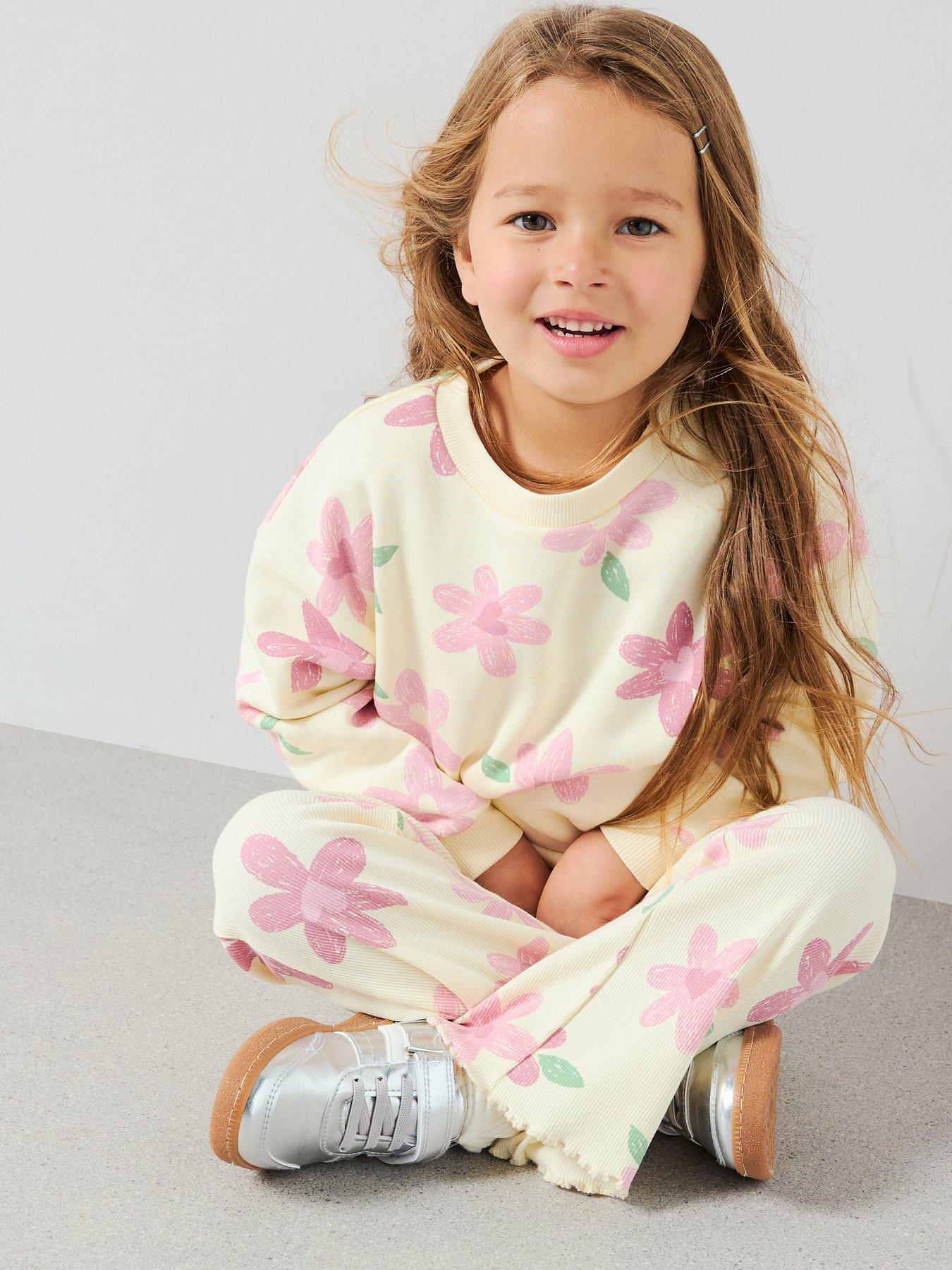 the-very-collection-girls-longline-sweatshirt-and-flare-legging-printdetail