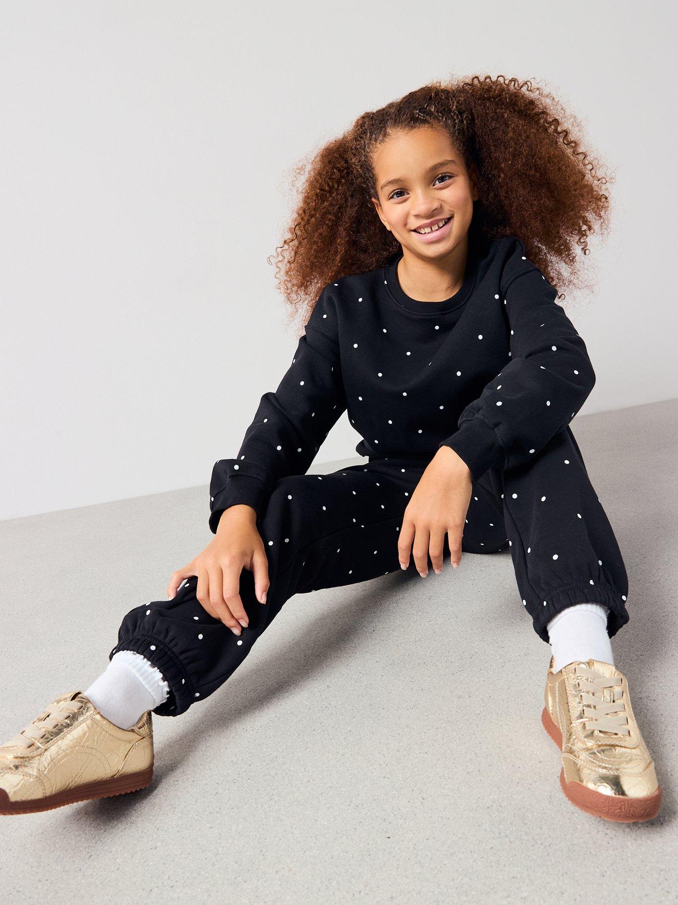 the-very-collection-girls-oversized-sweat-black-spotback