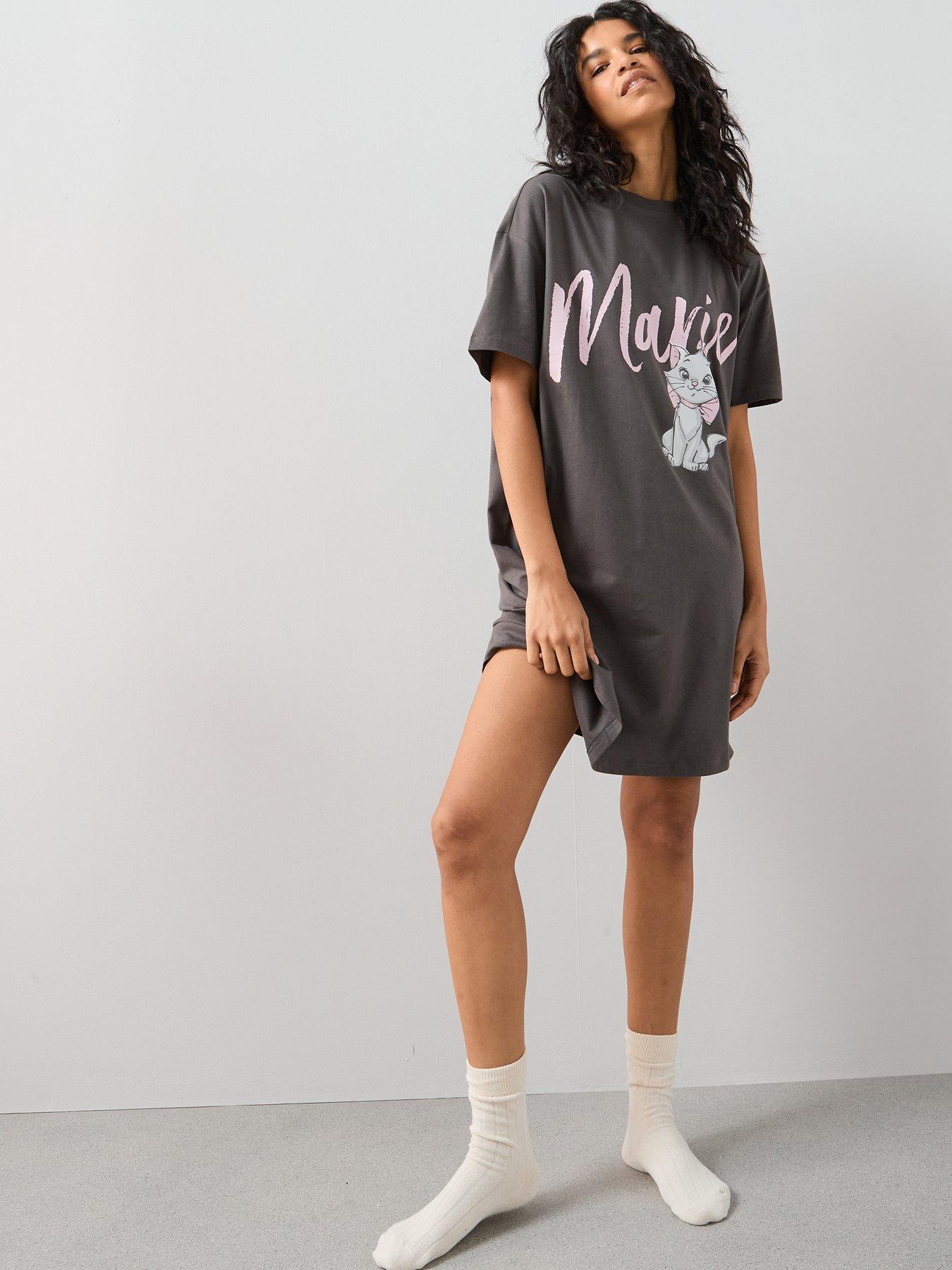 The Very Collection Aristocats Marie Nightie - Grey