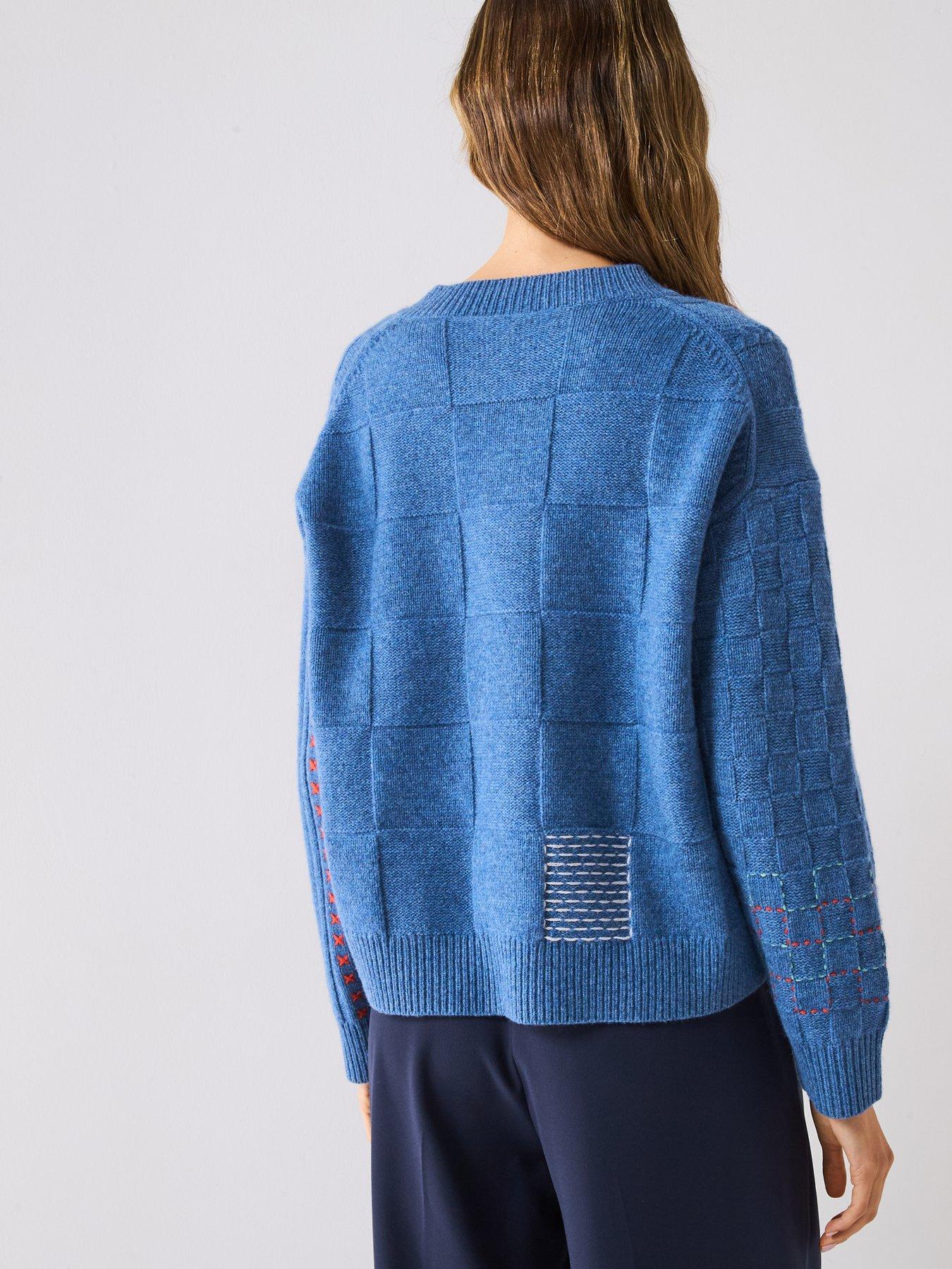 Image 2 of 4 of PS PAUL SMITH Knitted Button Through Cardigan - Blue