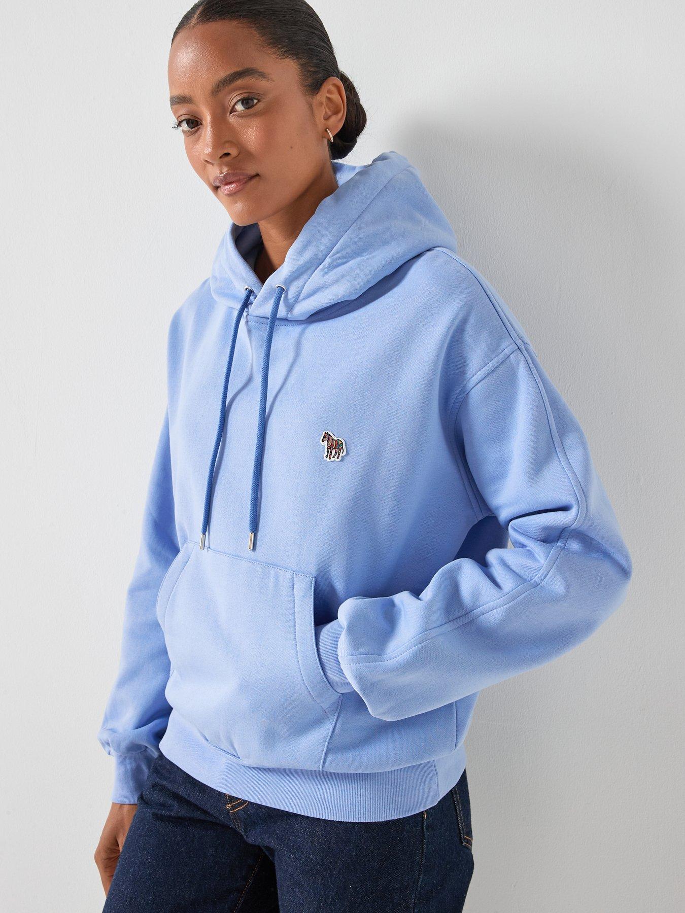 ps-paul-smith-womens-zebra-hoodie-blueoutfit