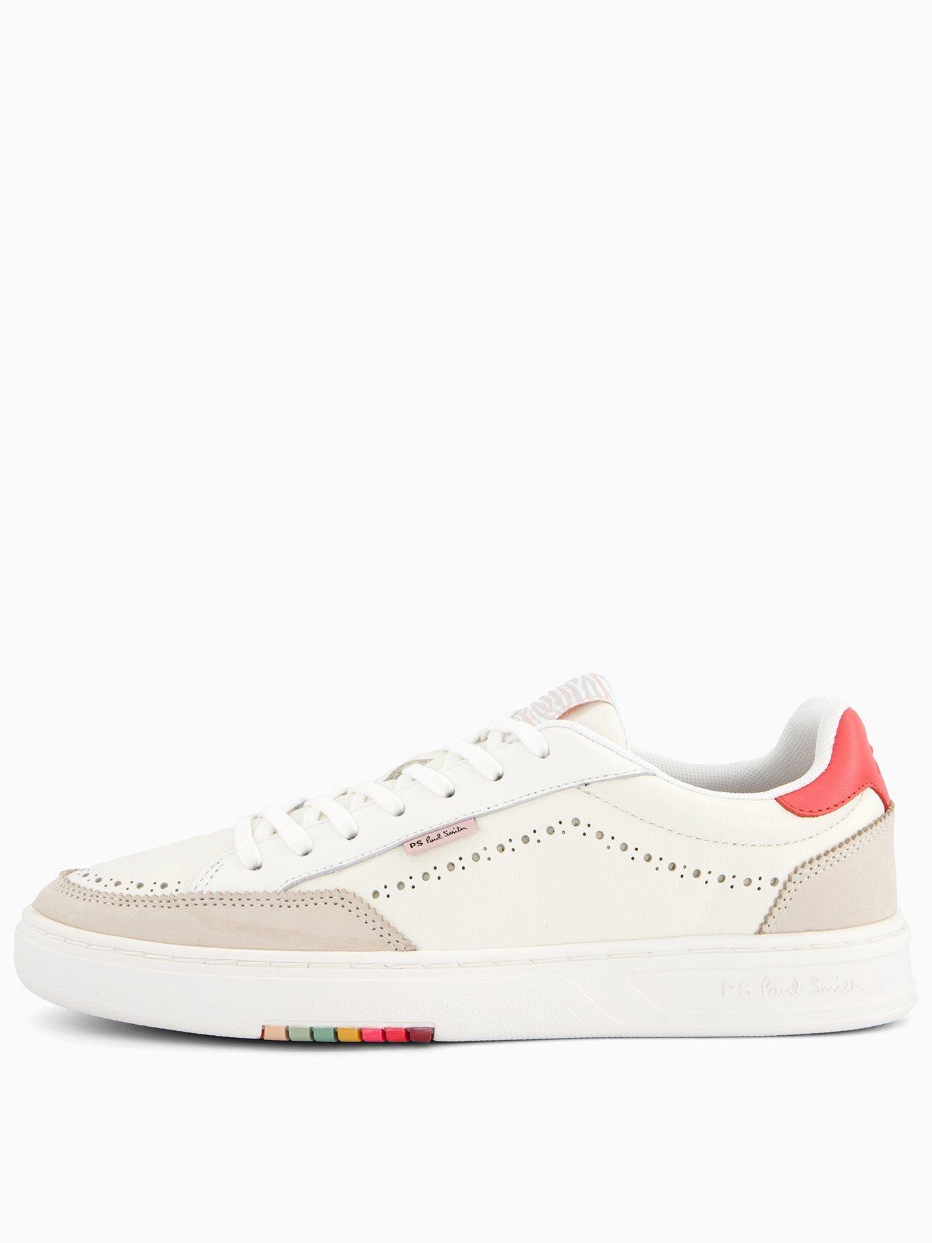 PS PAUL SMITH Womens Shoe Hillstar Pink Spoiler - White