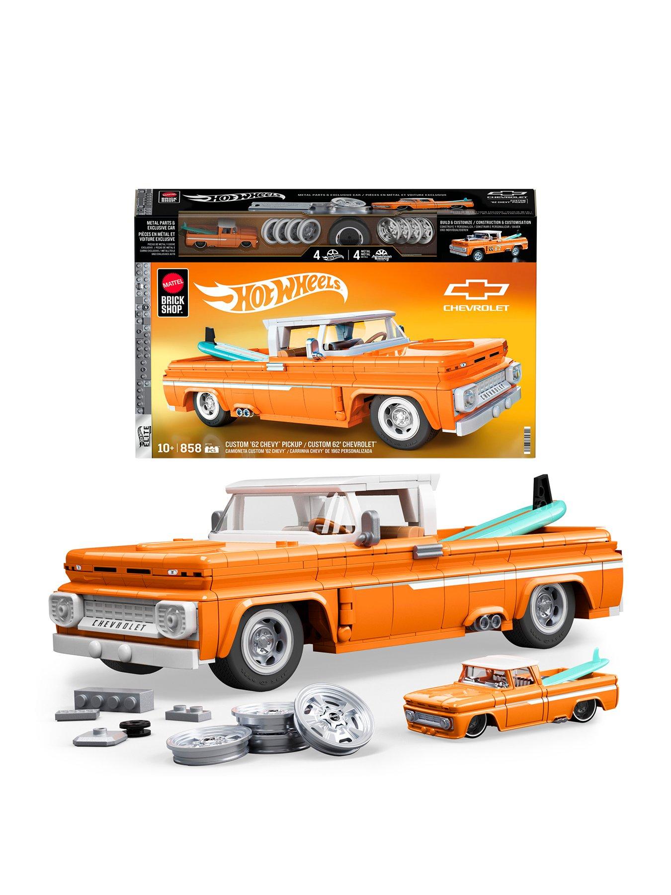 Image 1 of 7 of Brick Shop Brick Shop Hot Wheels Custom &rsquo;62 Chevy Pickup Building Toy Kit