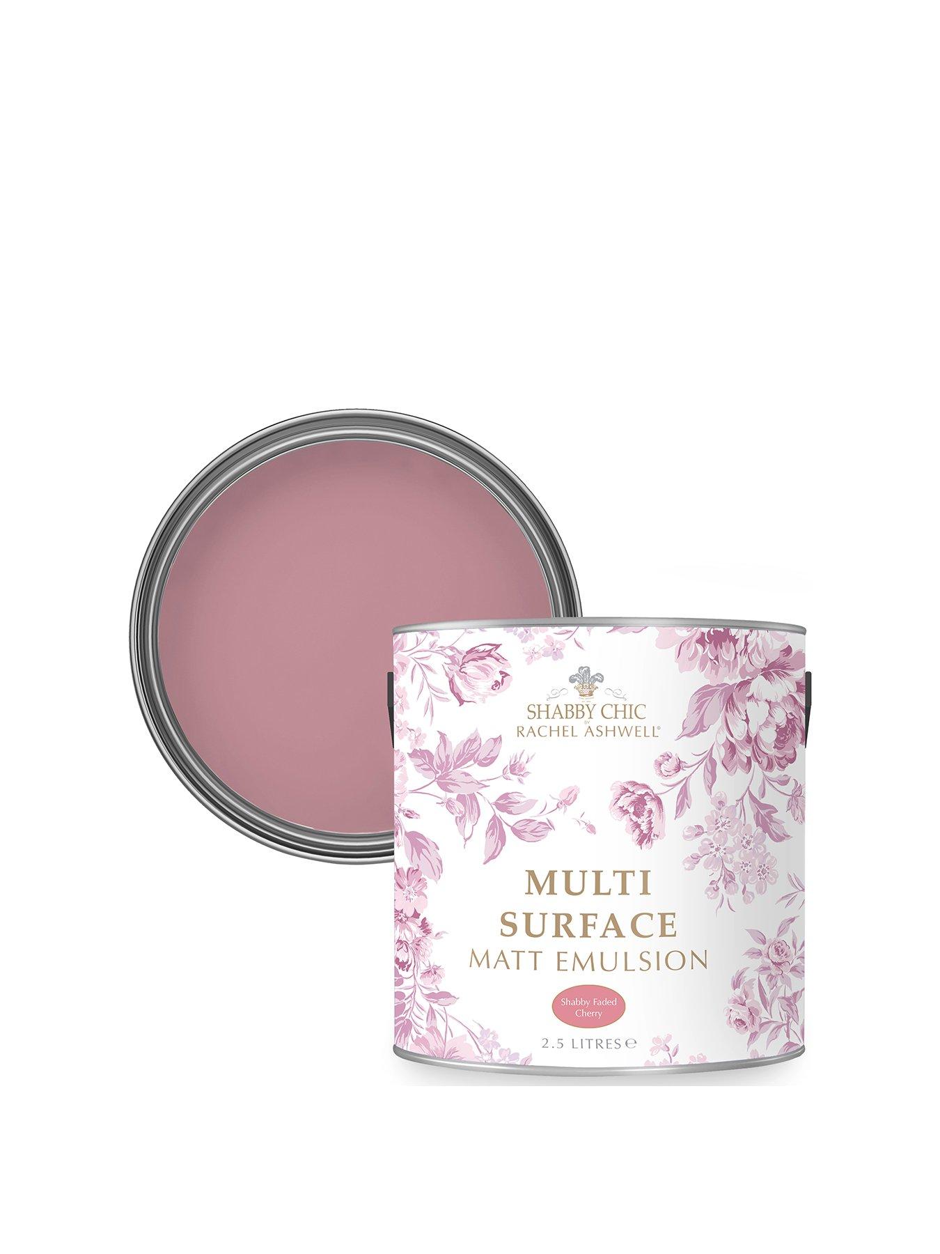 Image 2 of 4 of Rachel Ashwell Shabby Chic By Rachel Ashwell&reg; Shabby Faded Cherry Matte Emulsion Multi Surface Paint 2.5l