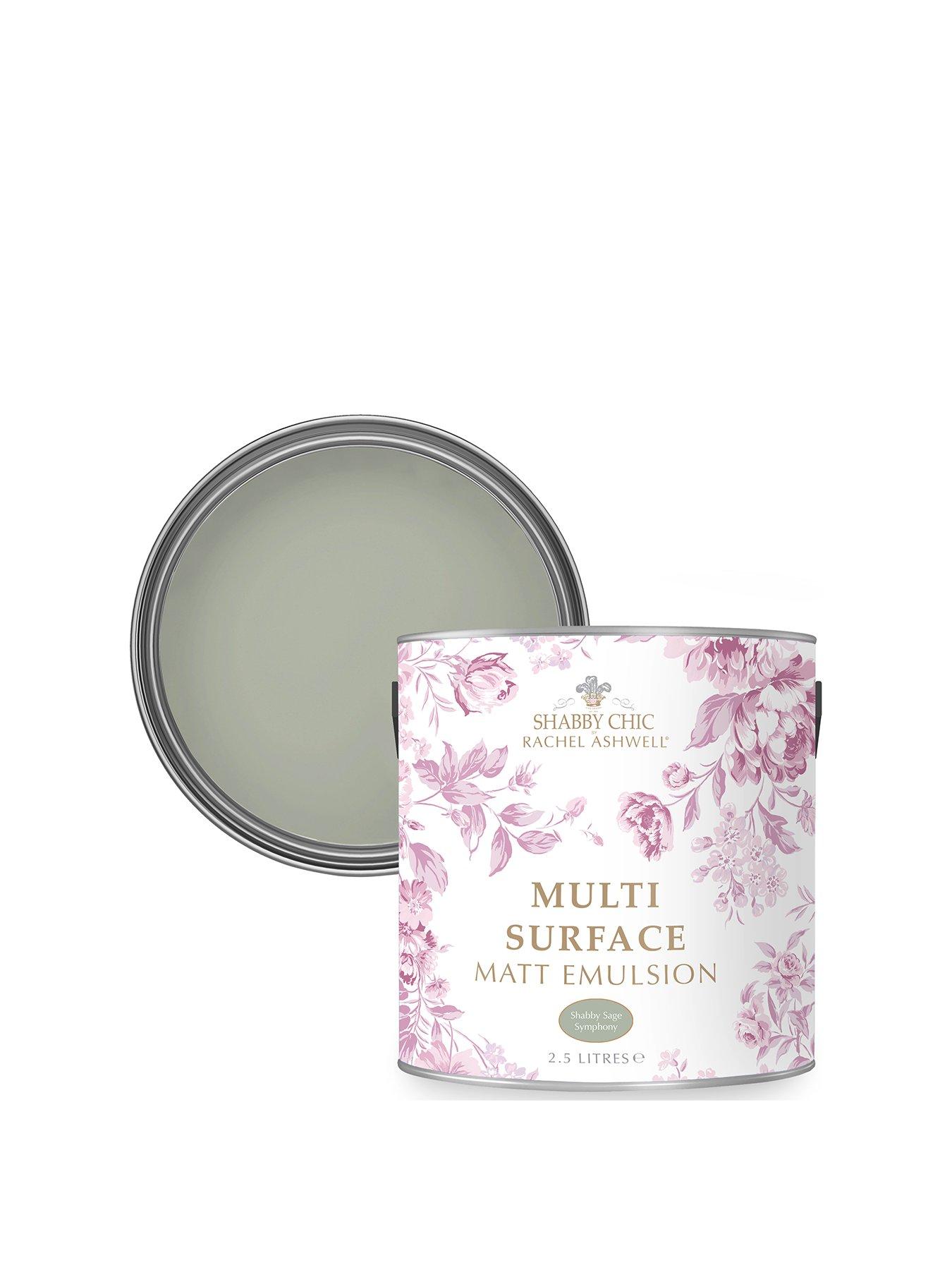 Image 2 of 4 of Shabby Chic by Rachel Ashwell Shabby Chic By Rachel Ashwell&reg; Shabby Sage Symphony Matte Emulsion Multi Surface Paint 2.5l