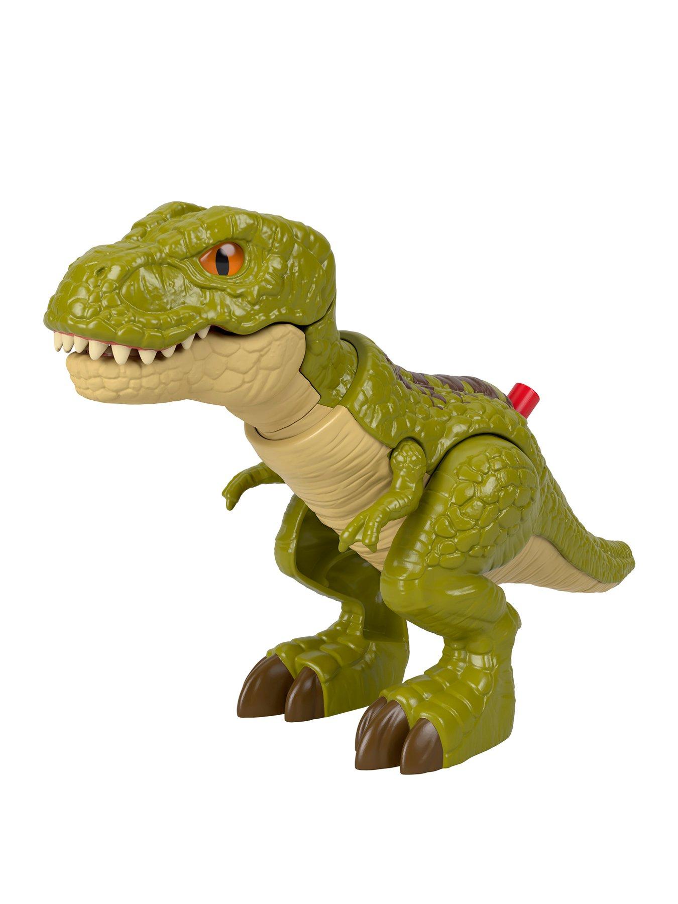 Image of Imaginext Jurassic World Rebirth Tyrannosaurus Rex Dinosaur Action Figure