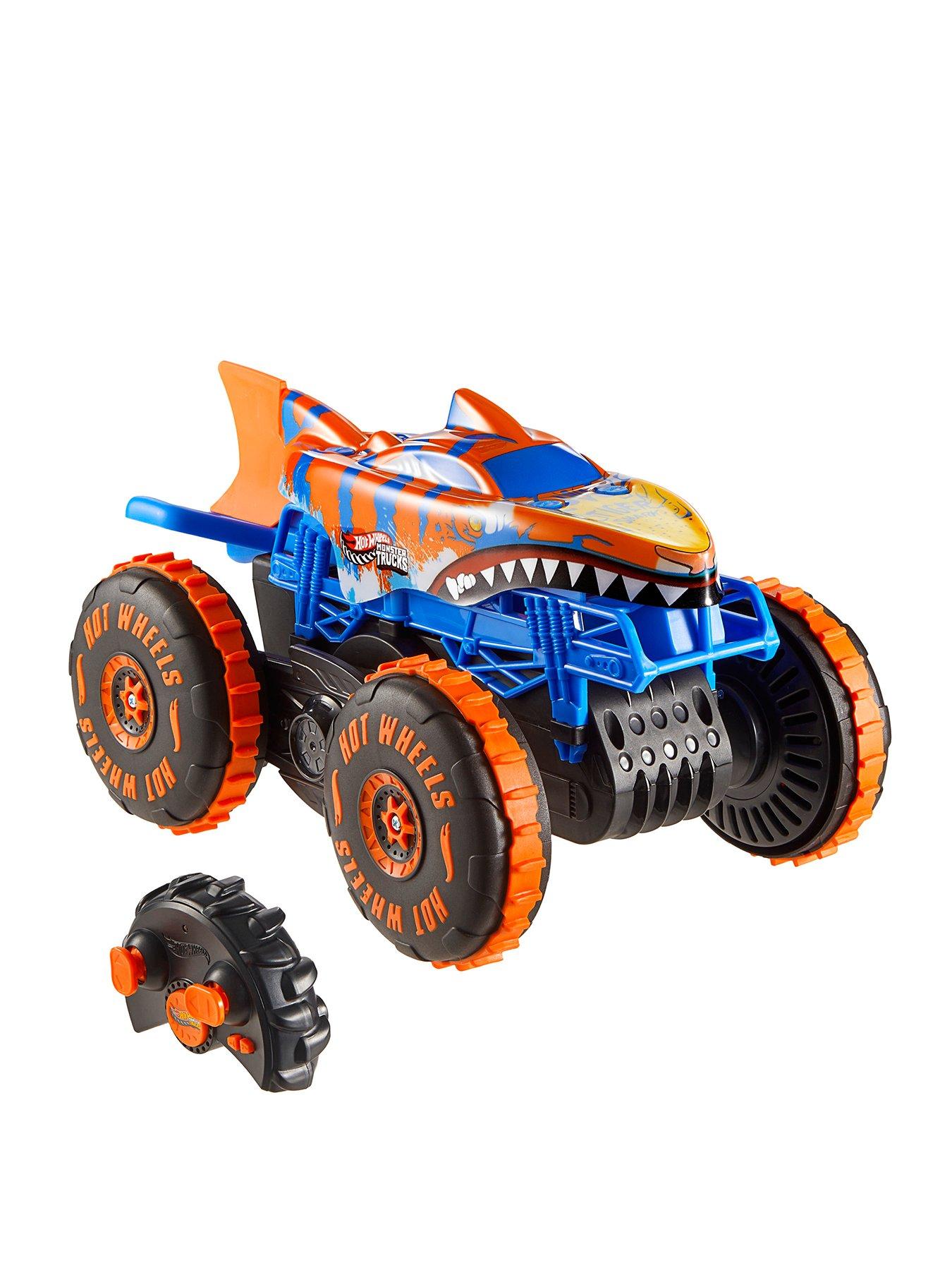 undefined Hot Wheels R/C Monster Trucks 1:15 Tiger Shark Climber