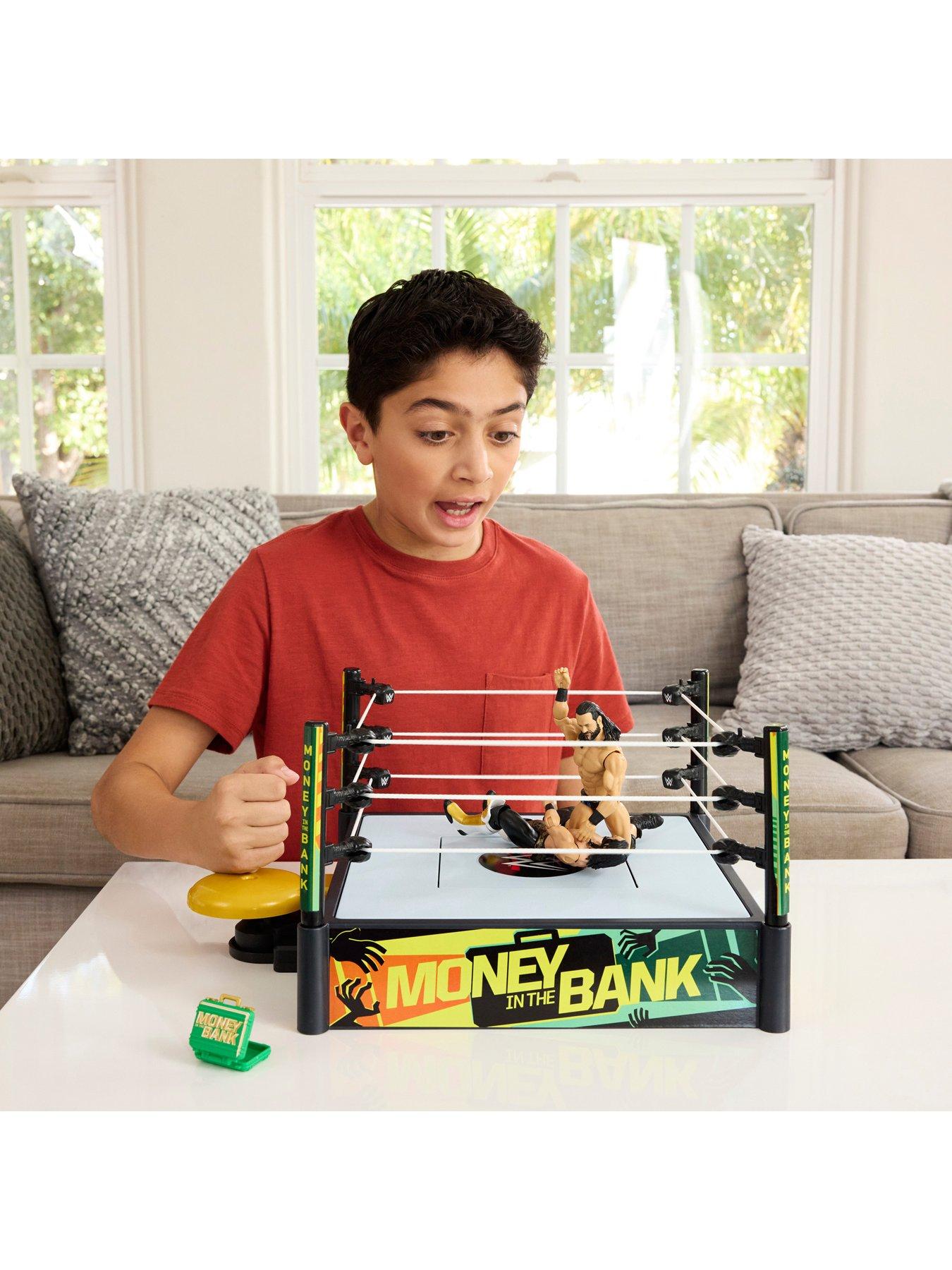 Image 2 of 8 of WWE Money in the Bank Cash-In Ring Playset with 40+ Sounds and Phrases