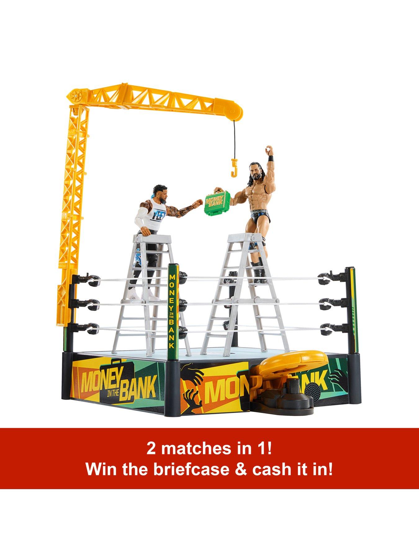 Image 3 of 8 of WWE Money in the Bank Cash-In Ring Playset with 40+ Sounds and Phrases