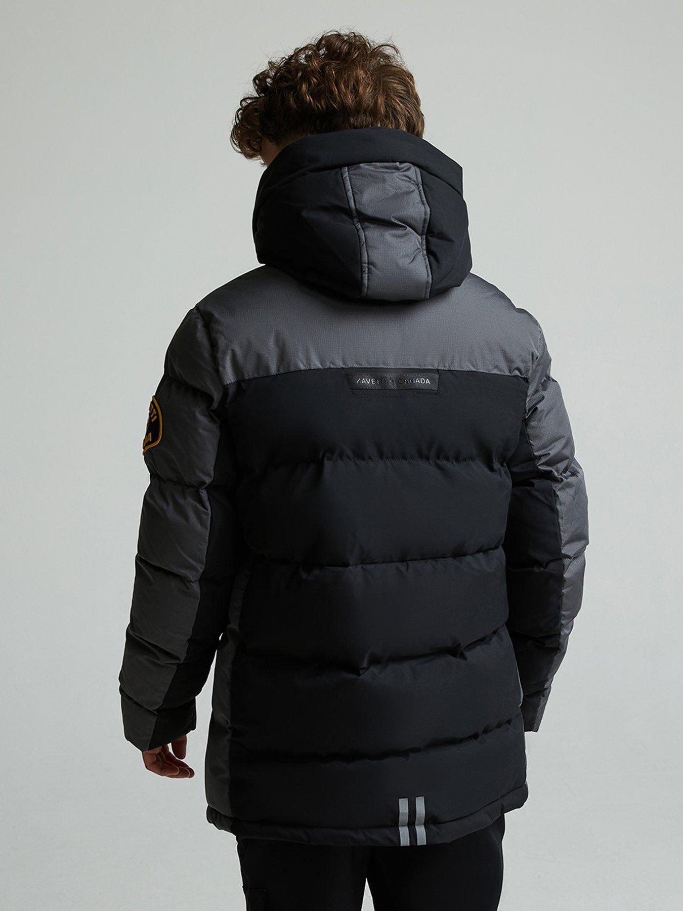 zavetti-canada-junior-boys-raffino-colourblock-puffer-jacket-blackstillFront