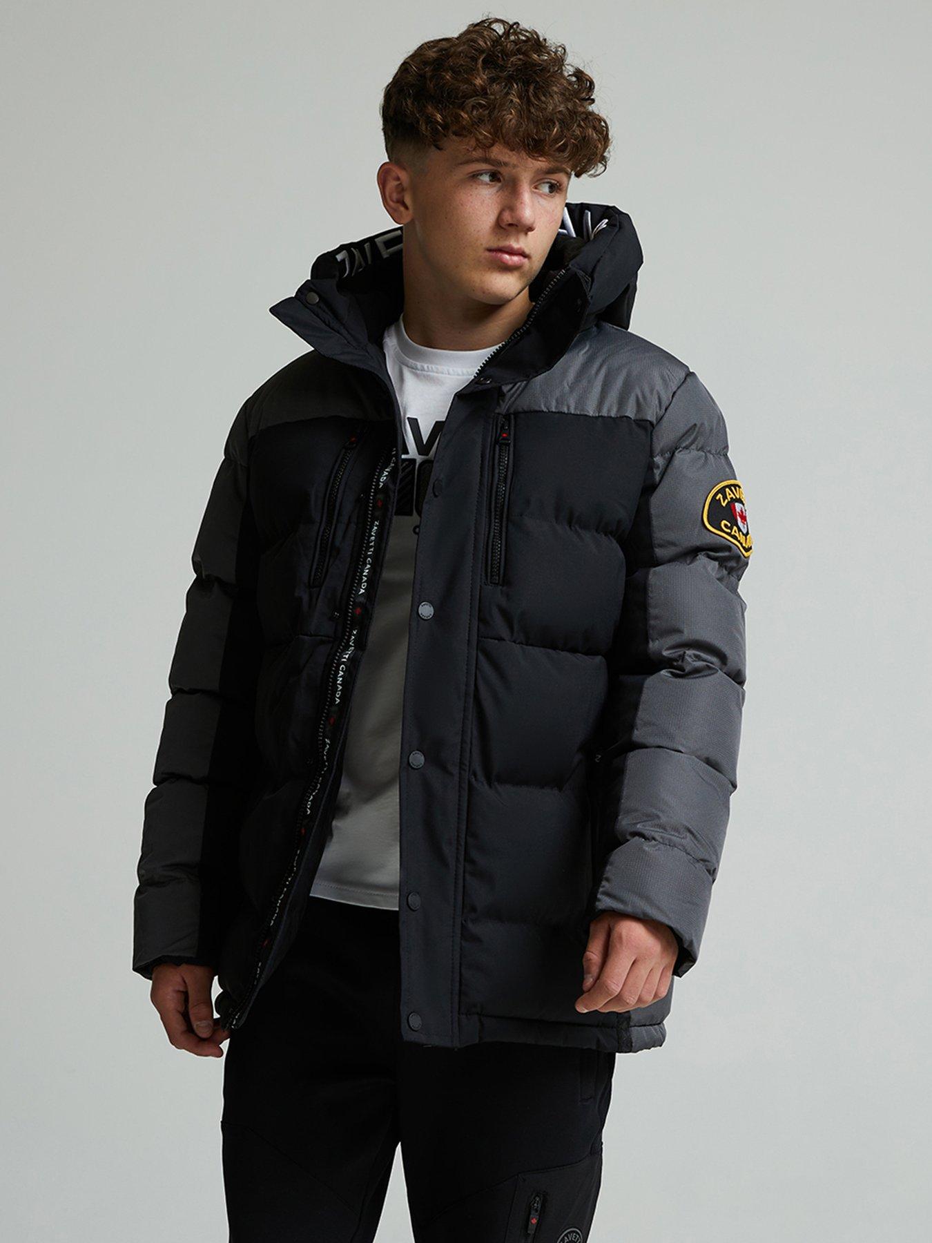 zavetti-canada-junior-boys-raffino-colourblock-puffer-jacket-blackoutfit