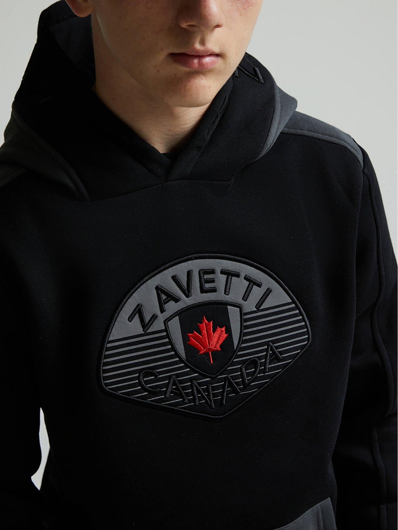 zavetti-canada-junior-boys-botticini-two-tone-hoodie-blackoutfit