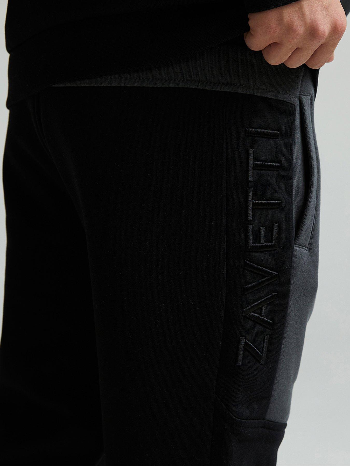 Image 5 of 5 of Zavetti Canada Junior Boys Botticini Two Tone Joggers - Black