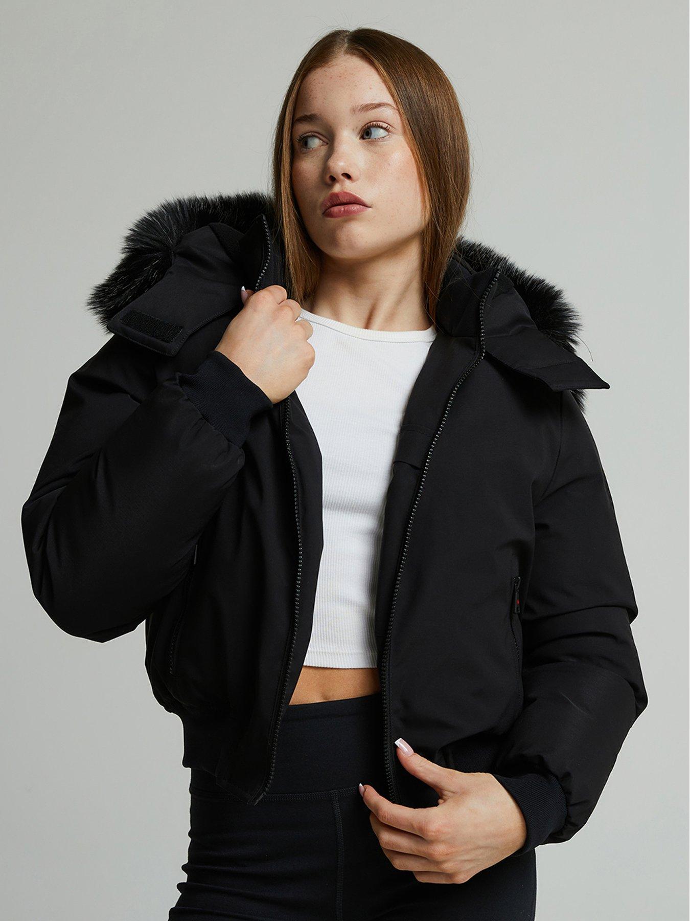 zavetti-canada-junior-girls-arabella-puffer-bomber-jacket-beigeoutfit