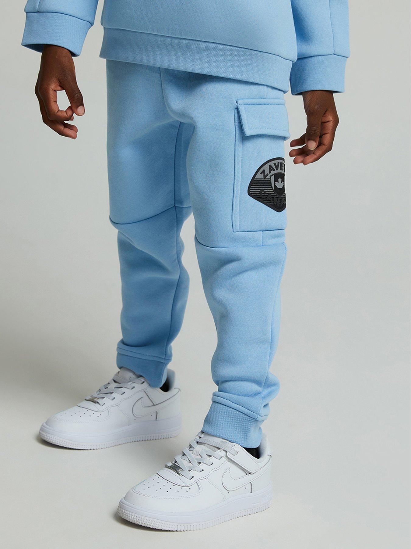 Image 5 of 6 of Zavetti Canada Younger Boys Botticini Reflective Sweat Suit - Blue