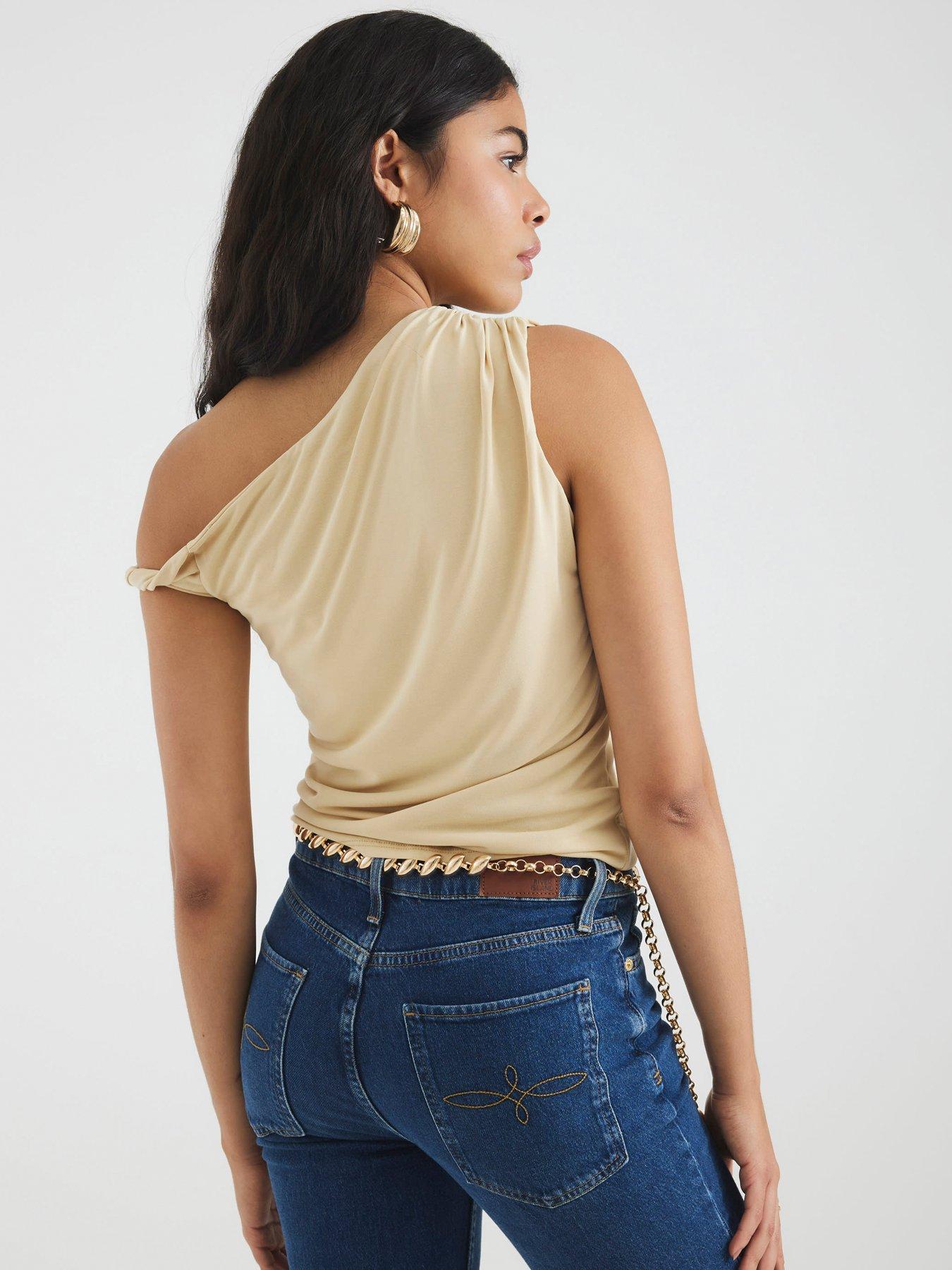river-island-short-drape-modal-top-beigestillFront