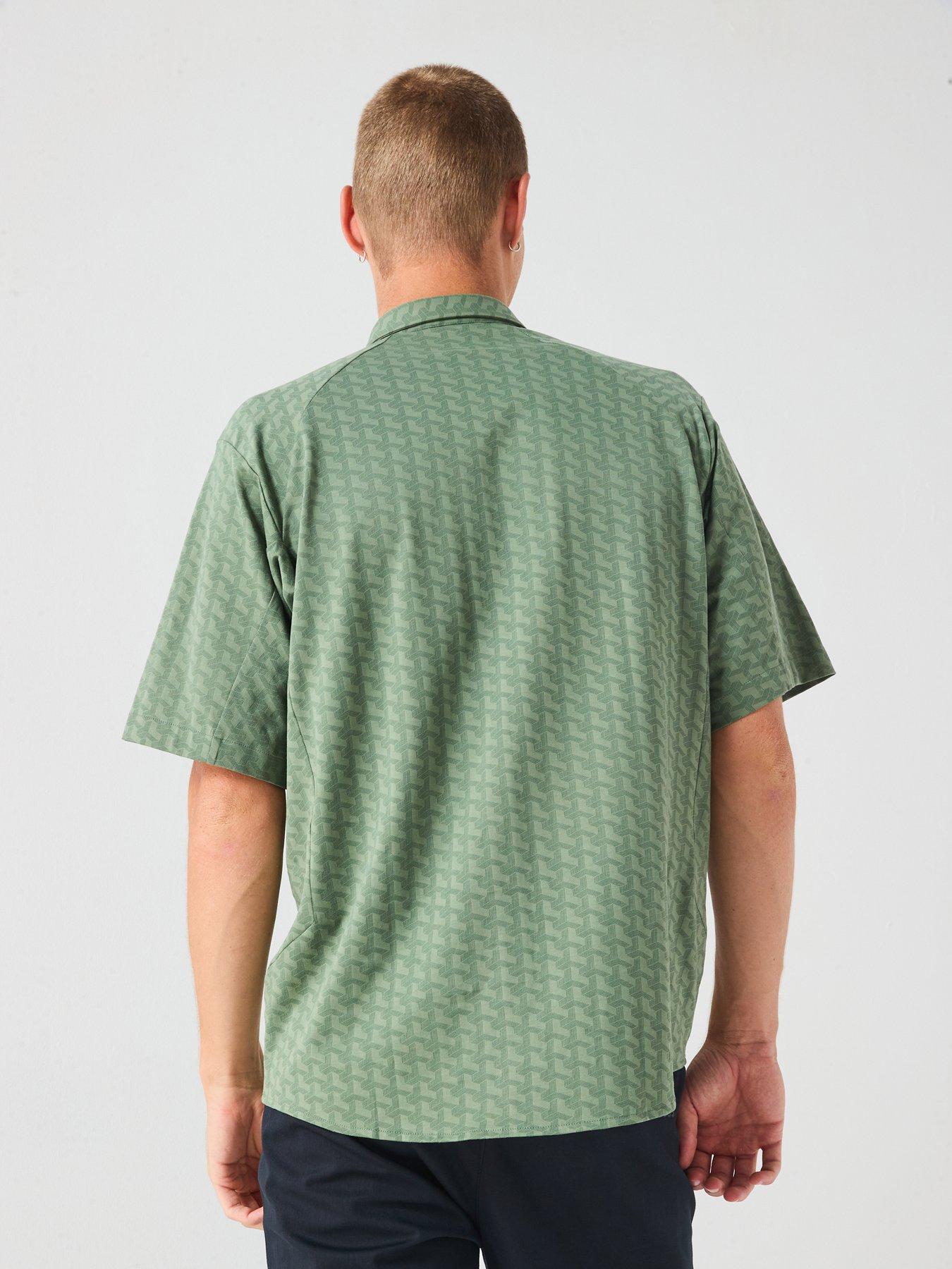 boss-excurse-regular-fit-short-sleeve-shirt-greenstillFront