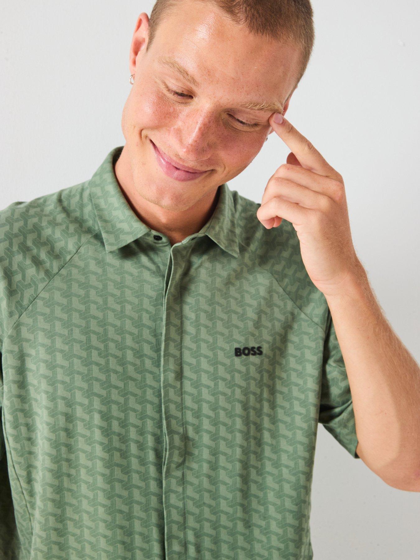boss-excurse-regular-fit-short-sleeve-shirt-greenoutfit