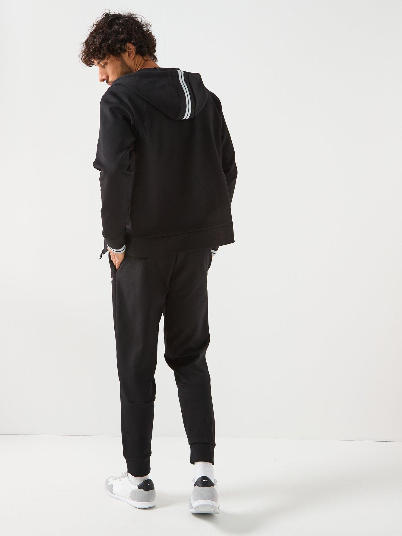 boss-tracksuit-set-regular-fit-zip-hooded-tracksuit-blackstillFront