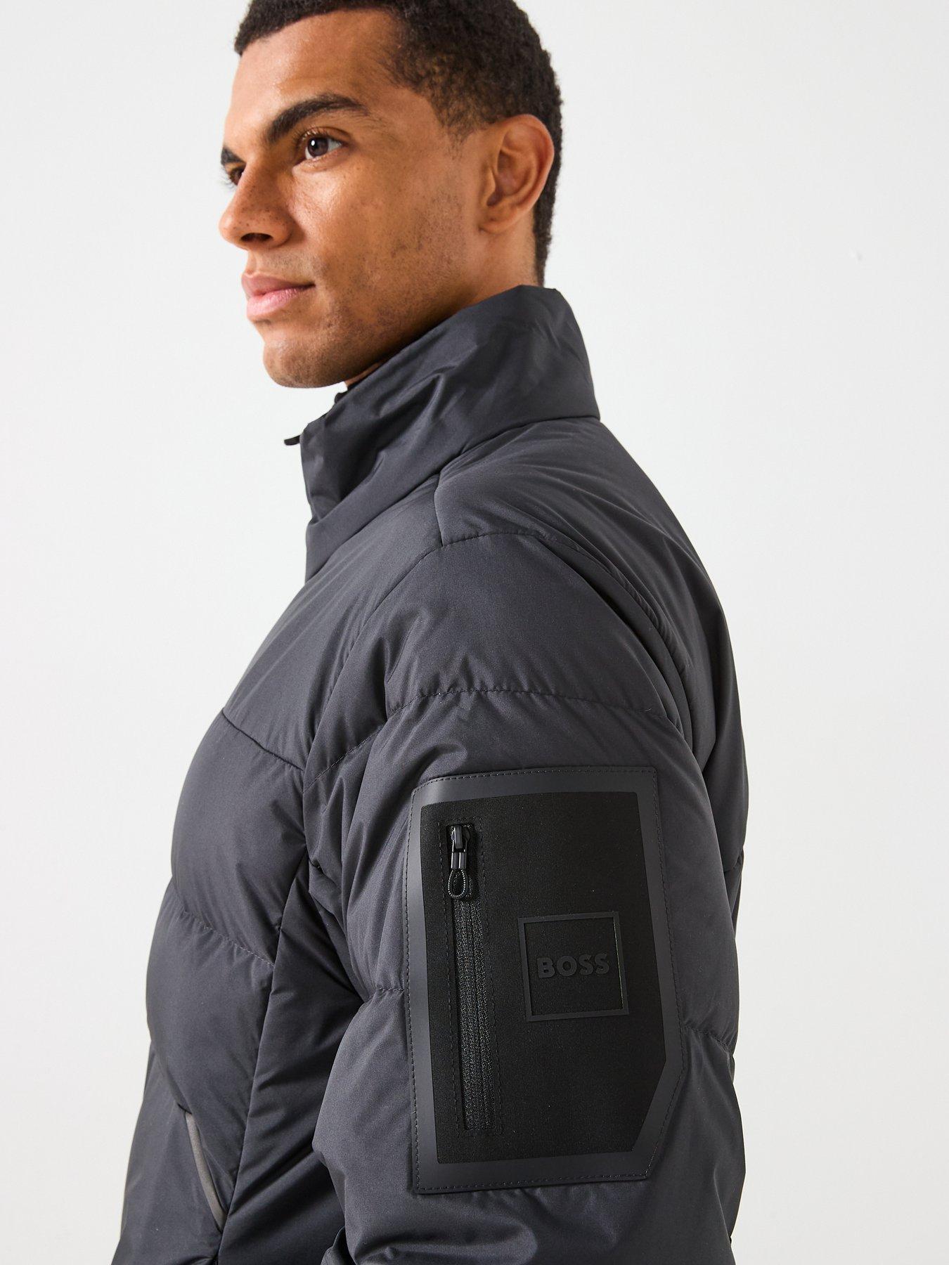 Image 4 of 6 of BOSS Urbanex Regular Fit Midweight Puffer Jacket - Navy