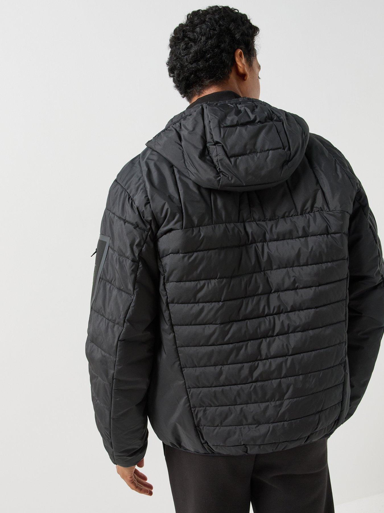 Image 2 of 6 of BOSS Boss Urbanex Regular Fit Light Quilted Hooded Jacket