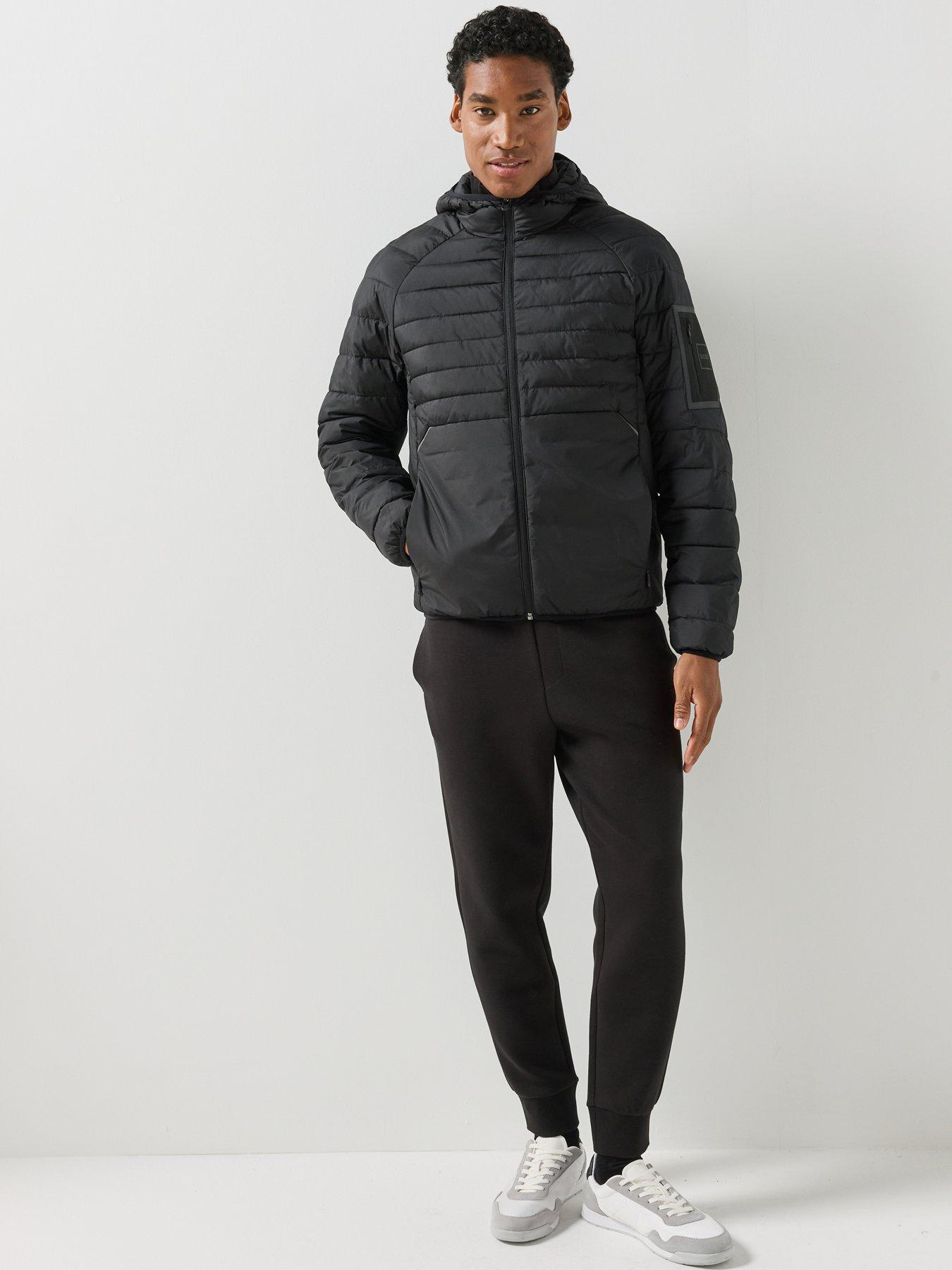 Image 3 of 6 of BOSS Boss Urbanex Regular Fit Light Quilted Hooded Jacket
