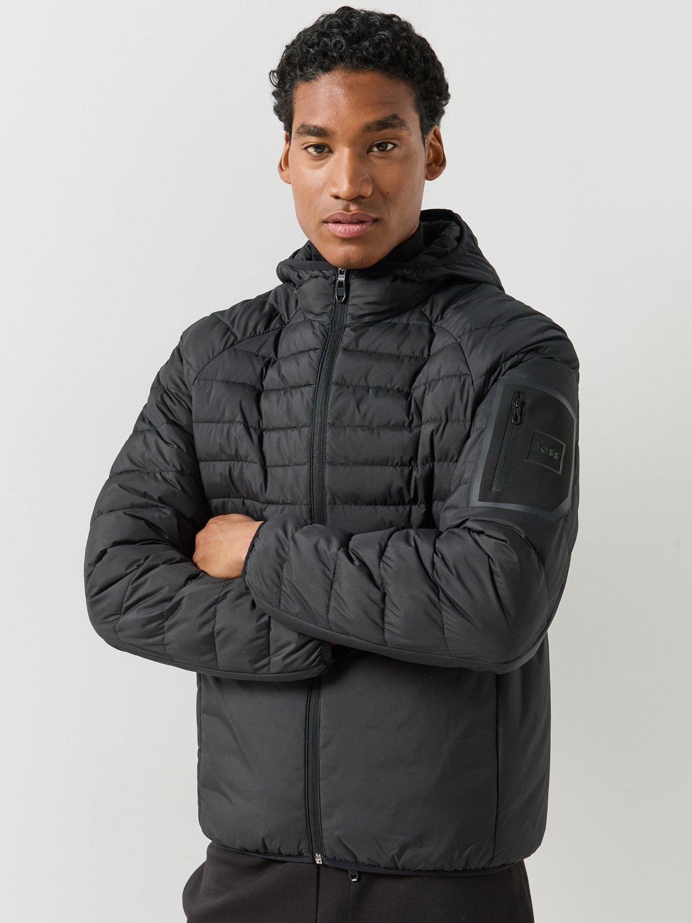 Image 4 of 6 of BOSS Boss Urbanex Regular Fit Light Quilted Hooded Jacket