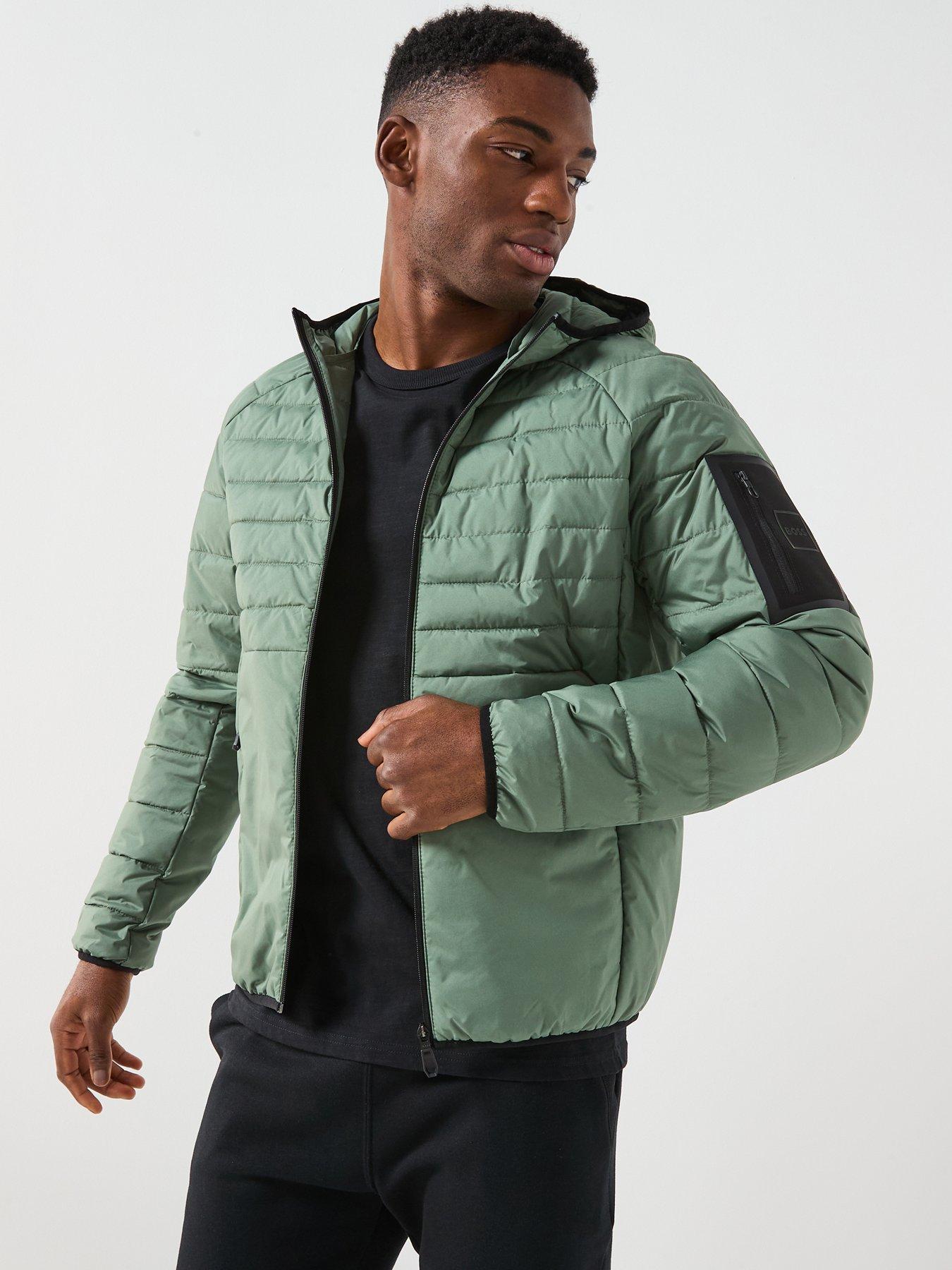 boss-urbanex-regular-fit-light-quilted-hooded-jacket-green