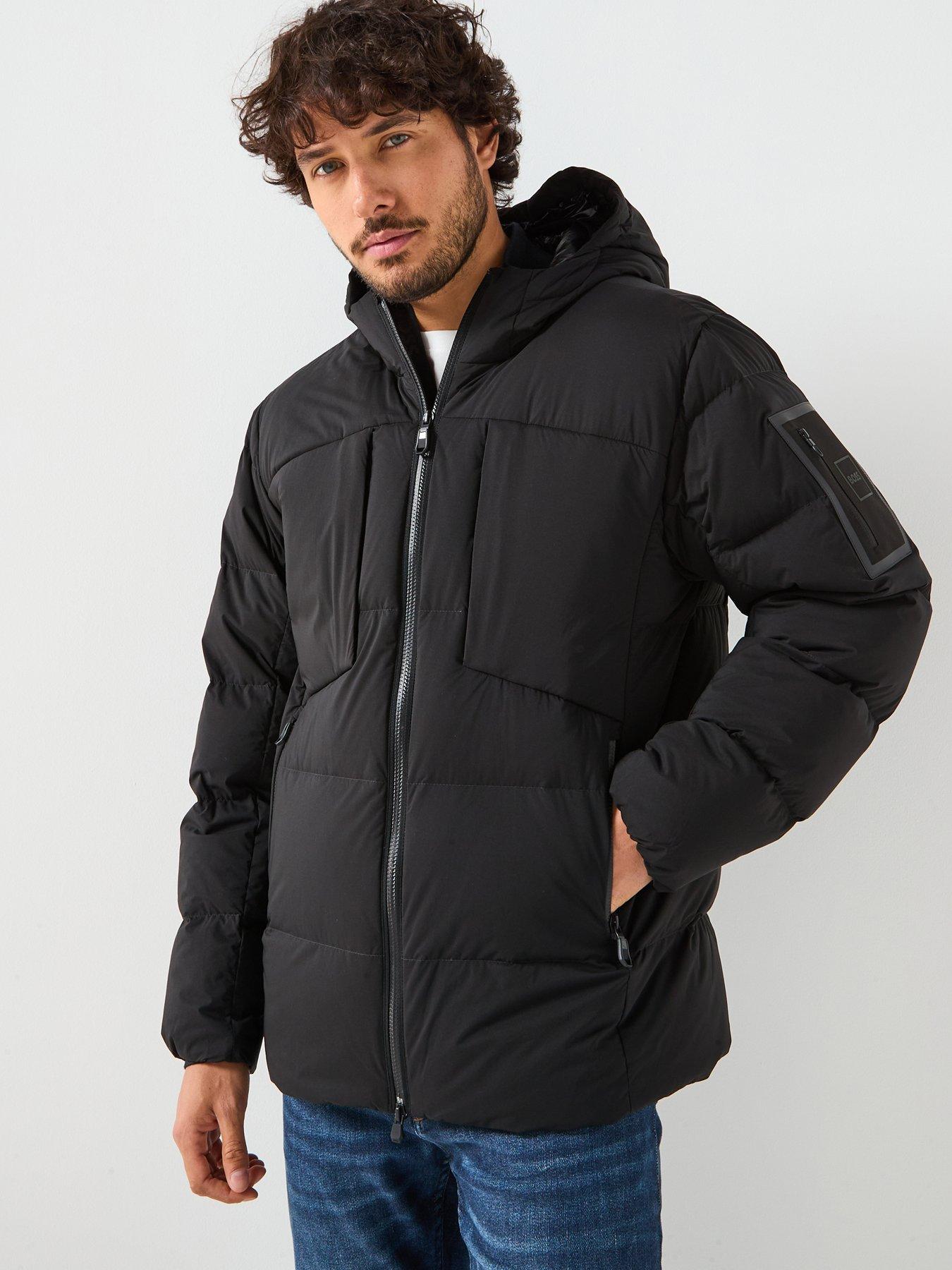 boss-riplite-quilted-hooded-parka-blackfront