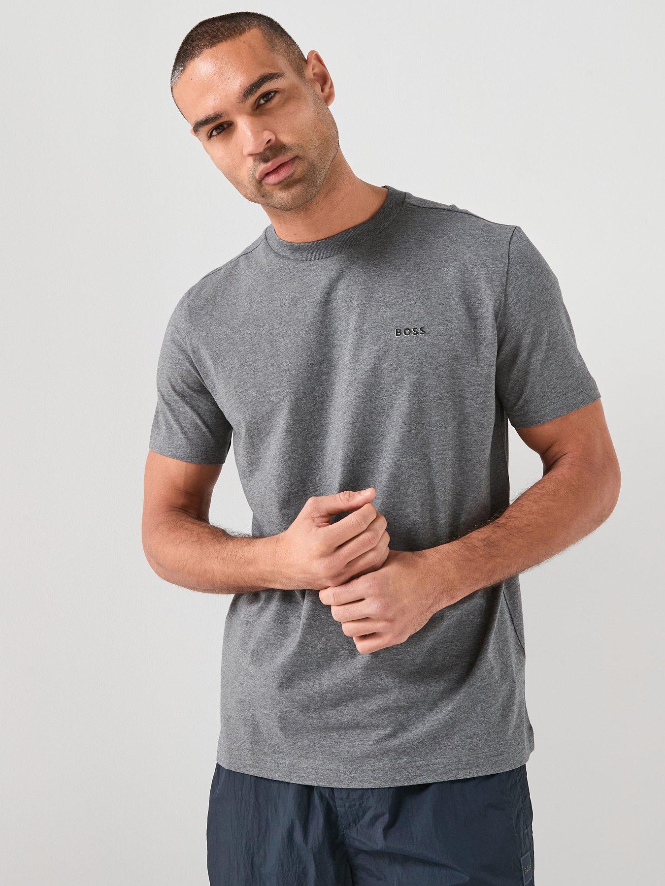 boss-regular-fit-t-shirt-dark-grey