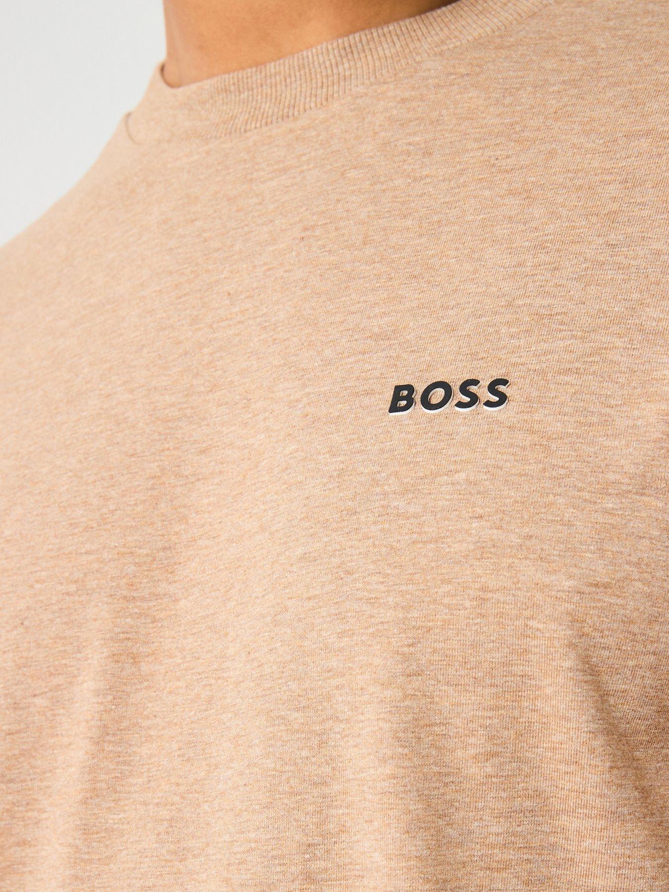 Image 4 of 6 of BOSS Regular Fit T-Shirt - Dark Beige