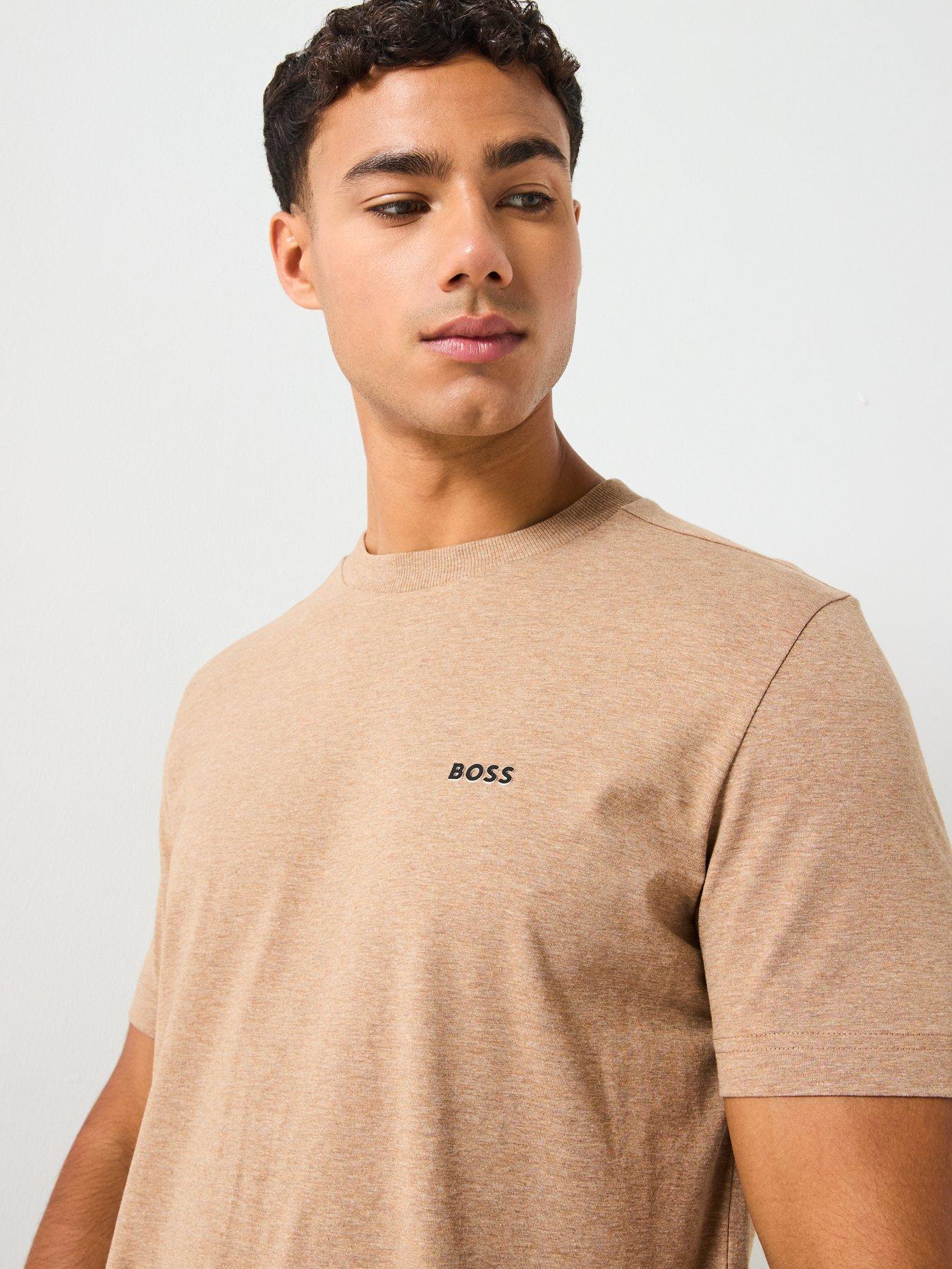 Image 6 of 6 of BOSS Regular Fit T-Shirt - Dark Beige