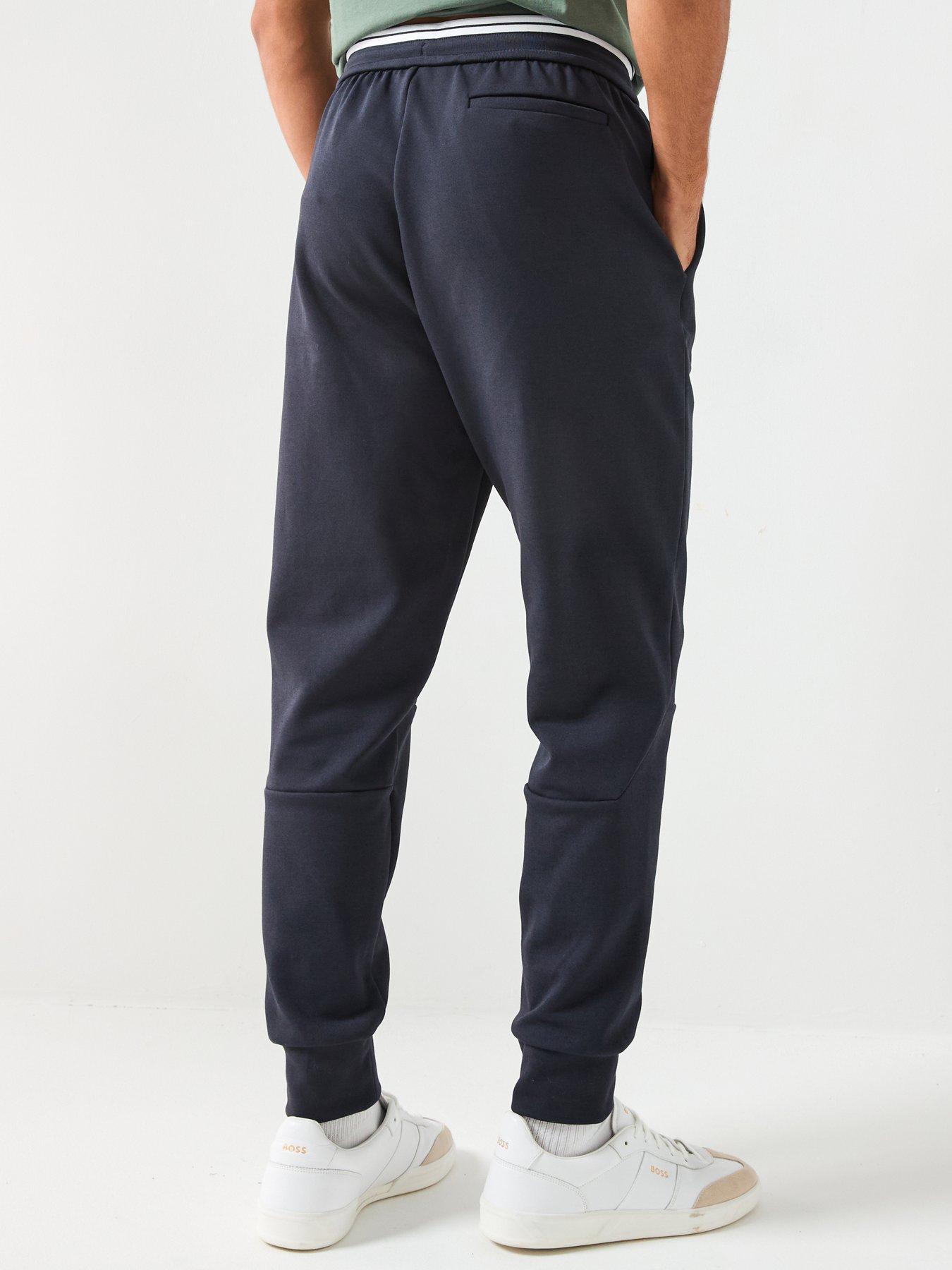 Image 2 of 5 of BOSS Pants Zone Regular Fit Cuff Joggers - Navy