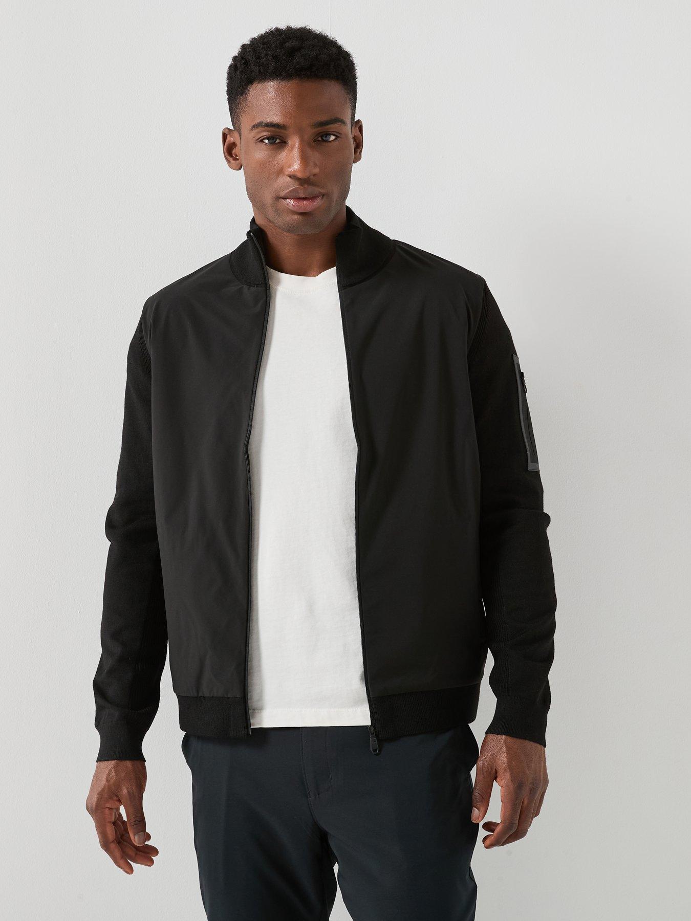 boss-momentum-x-hybrid-regular-fit-zip-through-knitted-jacket-black