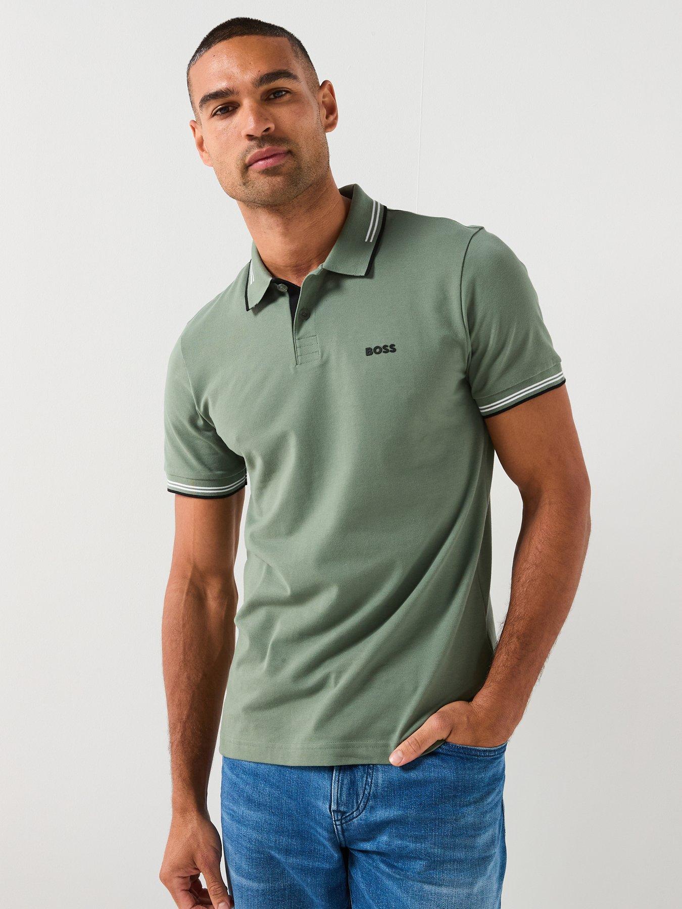 BOSS Paul Slim Fit Polo Shirt - Green