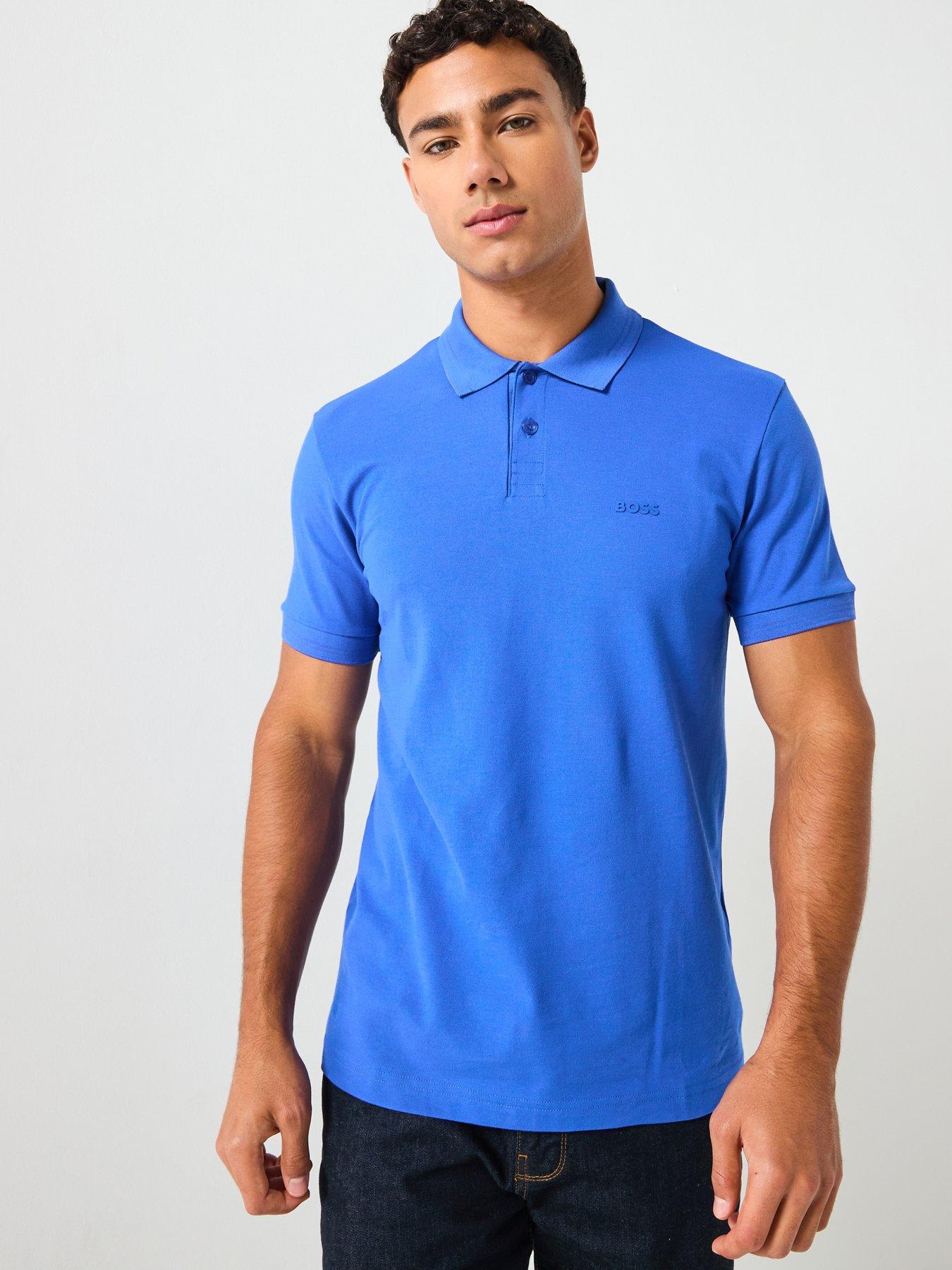 BOSS Paul Slim Fit Polo Shirt - Bright Blue