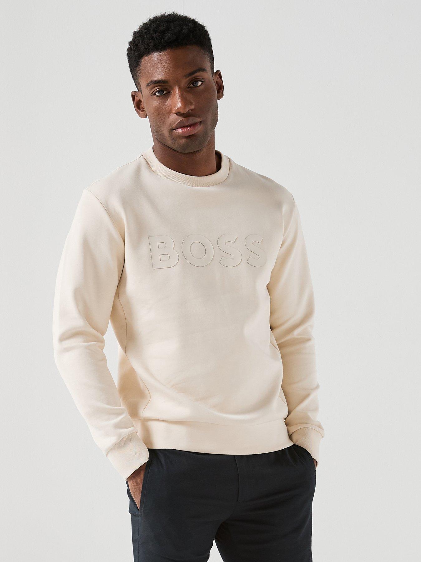 boss-salbo-chest-logo-crew-sweat-light-beige