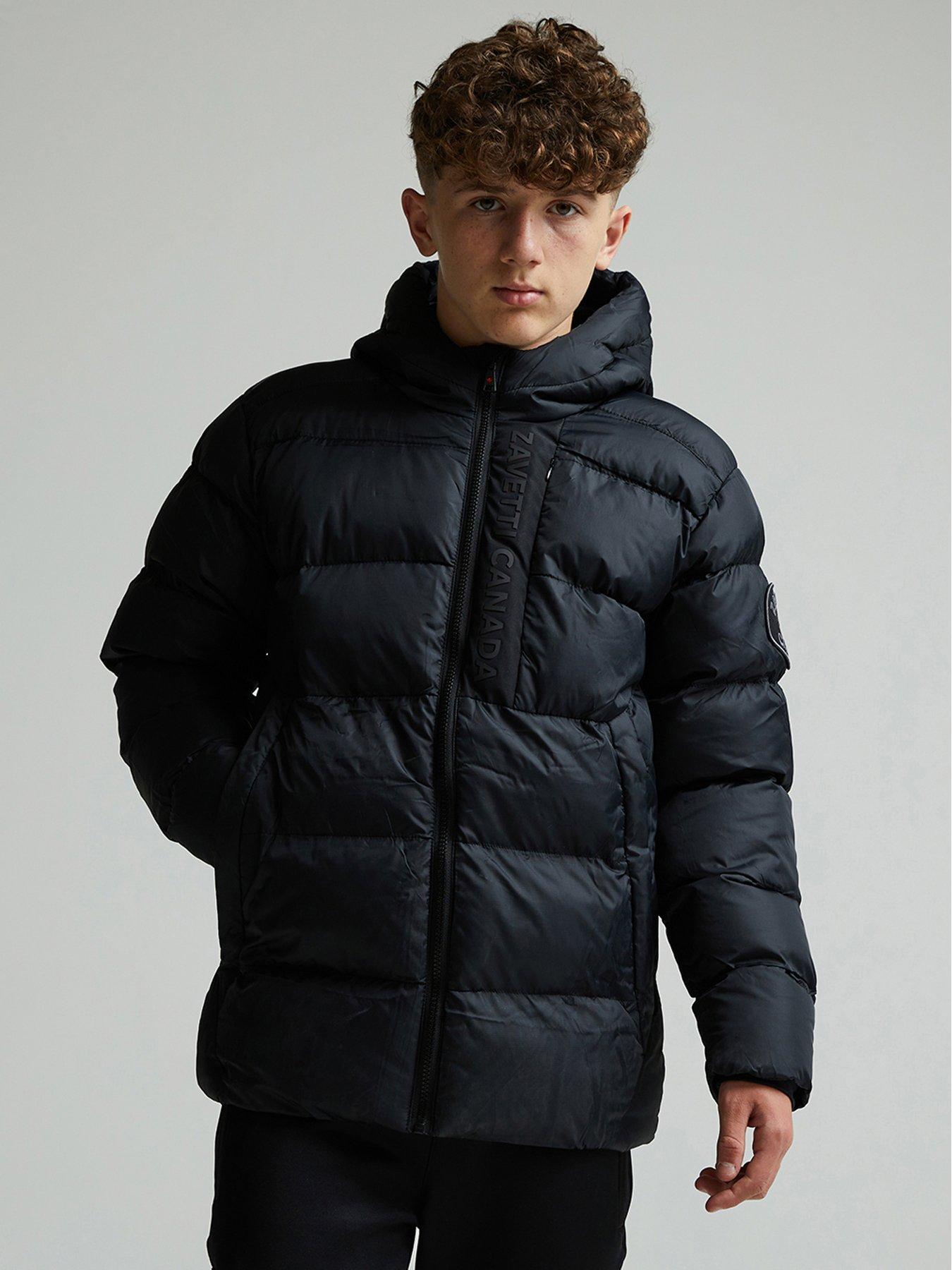 Zavetti Canada Junior Boys Gattalini Puffer Jacket - Black