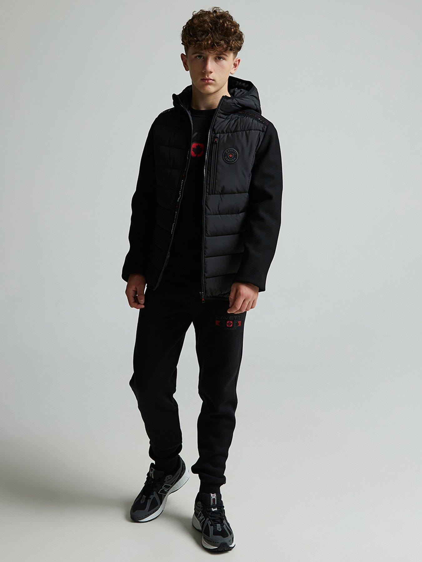 Image 2 of 5 of Zavetti Canada Junior Boys Senzito Hybrid Jacket - Black