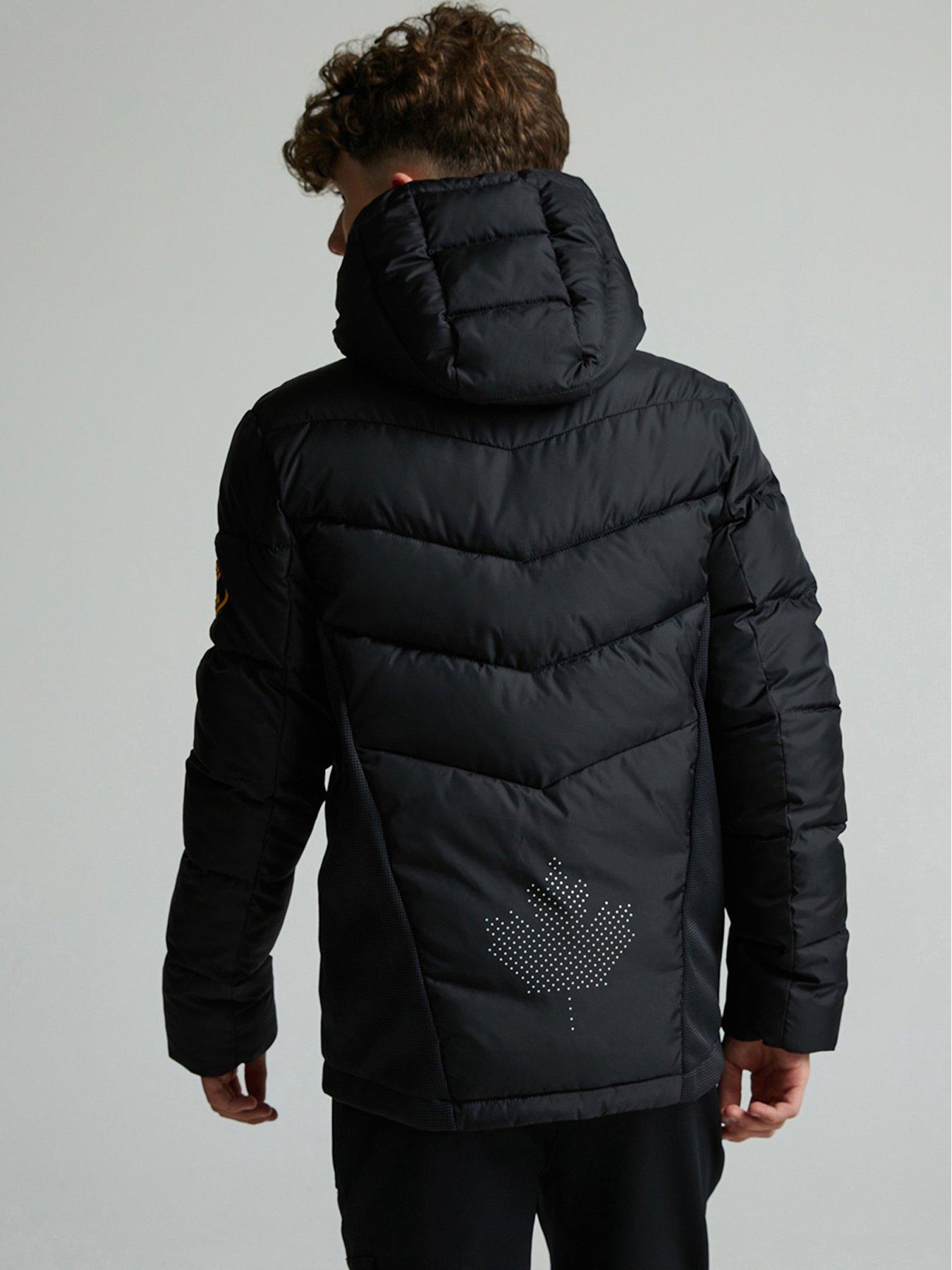 Image 2 of 5 of Zavetti Canada Junior Boys Fallori Hybrid Puffer Jacket - Black